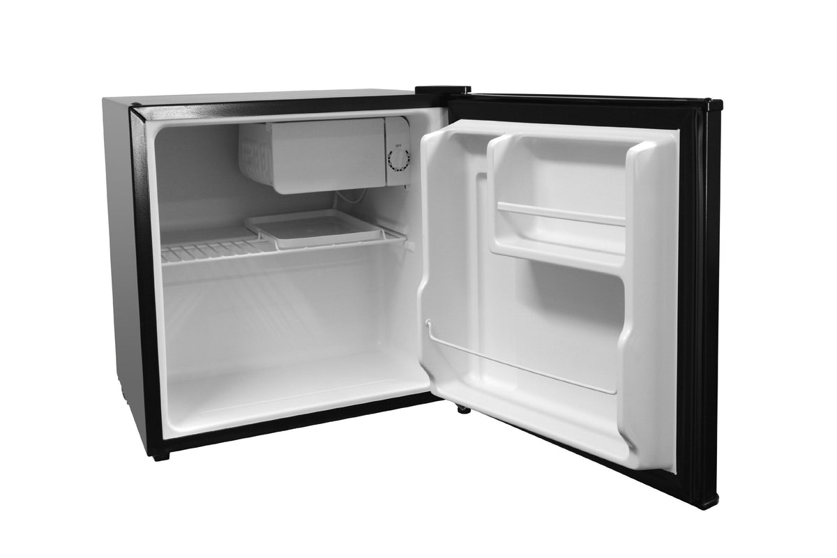 Russell Hobbs Table Top Larder Mini Fridge 43 Litre Capacity, Reversible Door & Adjustable Feet, Small Fridge, Manual Temperature Control, Ice Box, Black RHTTF0E1B