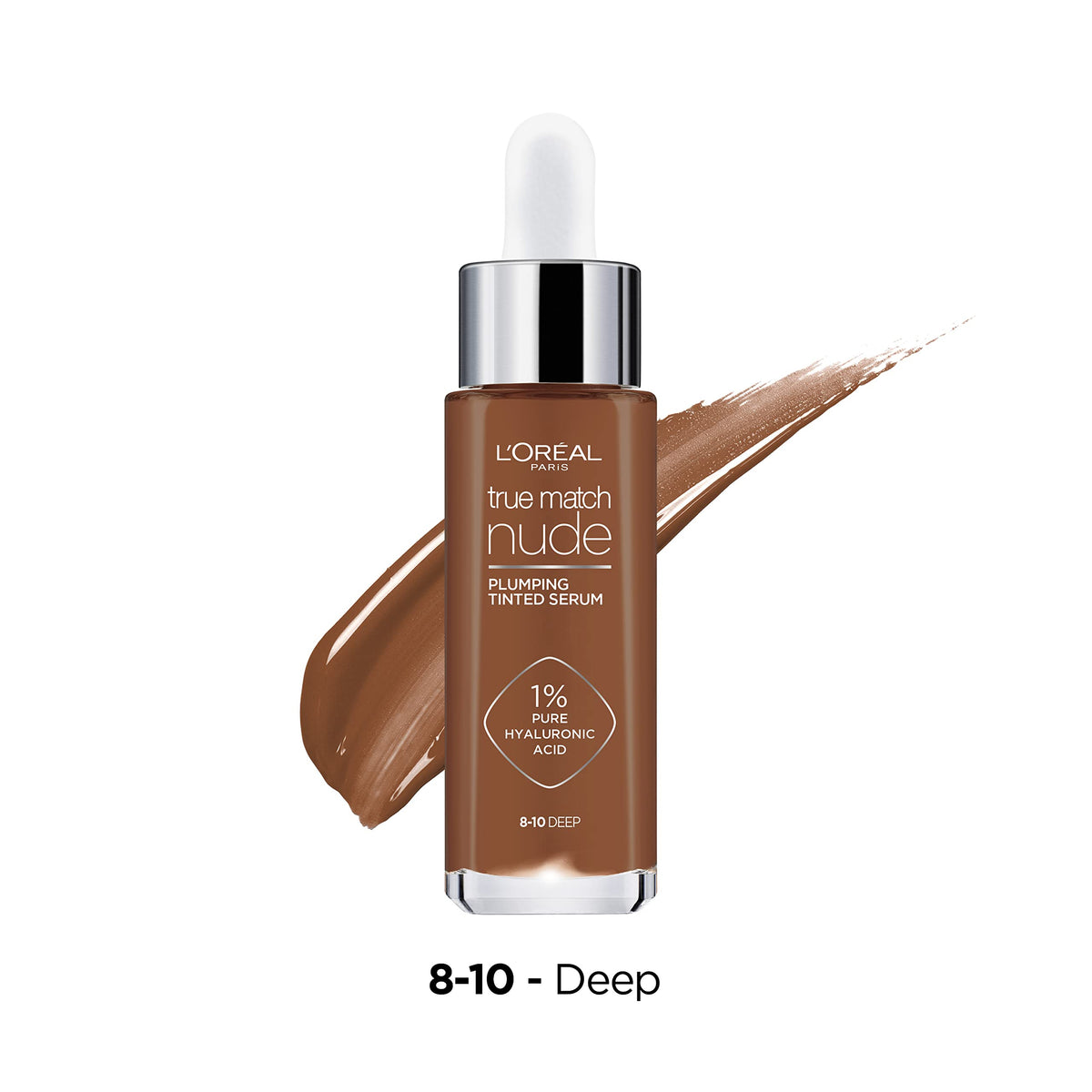 L'Oréal Paris Nude Plumping Tinted Serum with Hyaluronic Acid, Shade 4-5