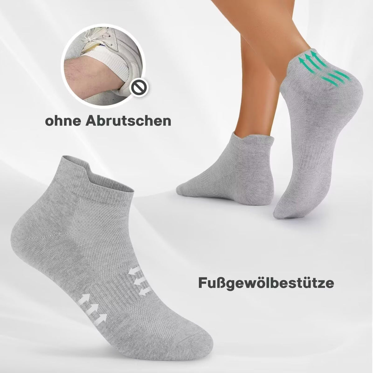 YouShow 10/20 Pairs Trainer Socks Cotton Sports Ankle Socks for Men & Women