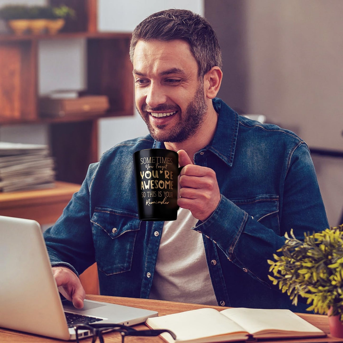 Unique Teacher Appreciation Gifts for Women - Best Teacher Gifts for Teachers, 14oz Pink Marble Ceramic Coffee Mug Printed with Gold, Retirement Birthday Graduation Ideas, End of The Year, Gift Boxed