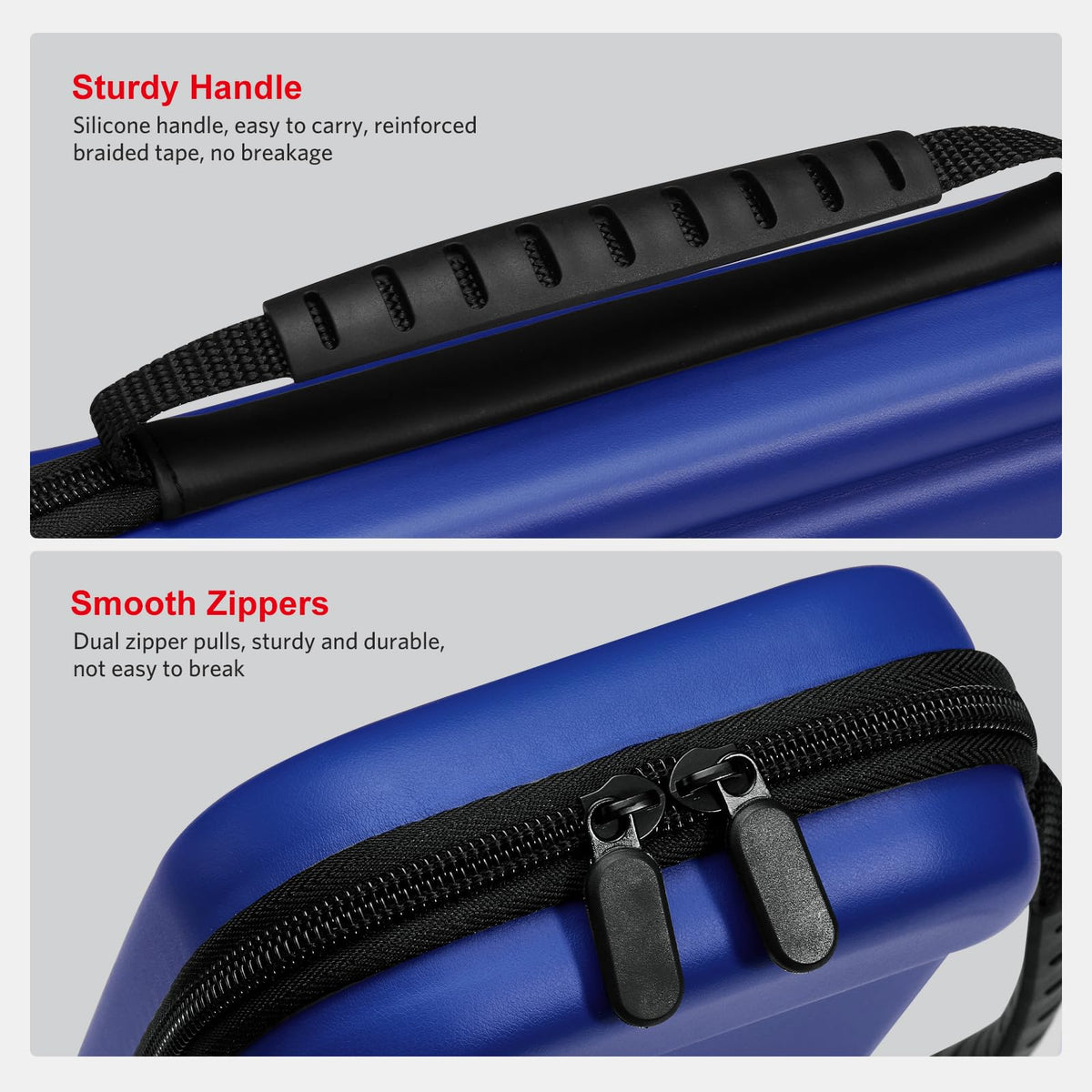 CoBak Large Capacity Carrying Case for Nintendo Switch 2 2025- 3 in 1 Black