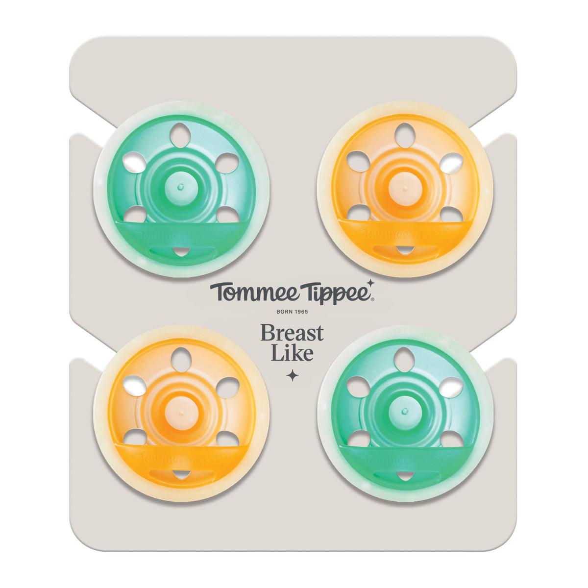 Tommee Tippee Ultra-Light StayPut Night Glow Soother 0-6m Pack of 2
