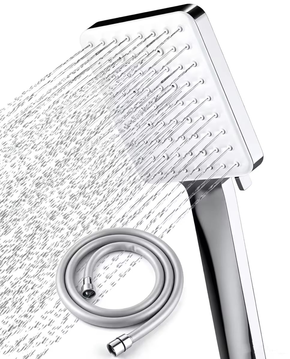 High Pressure Shower Head, Power Shower Head with 6 Modes