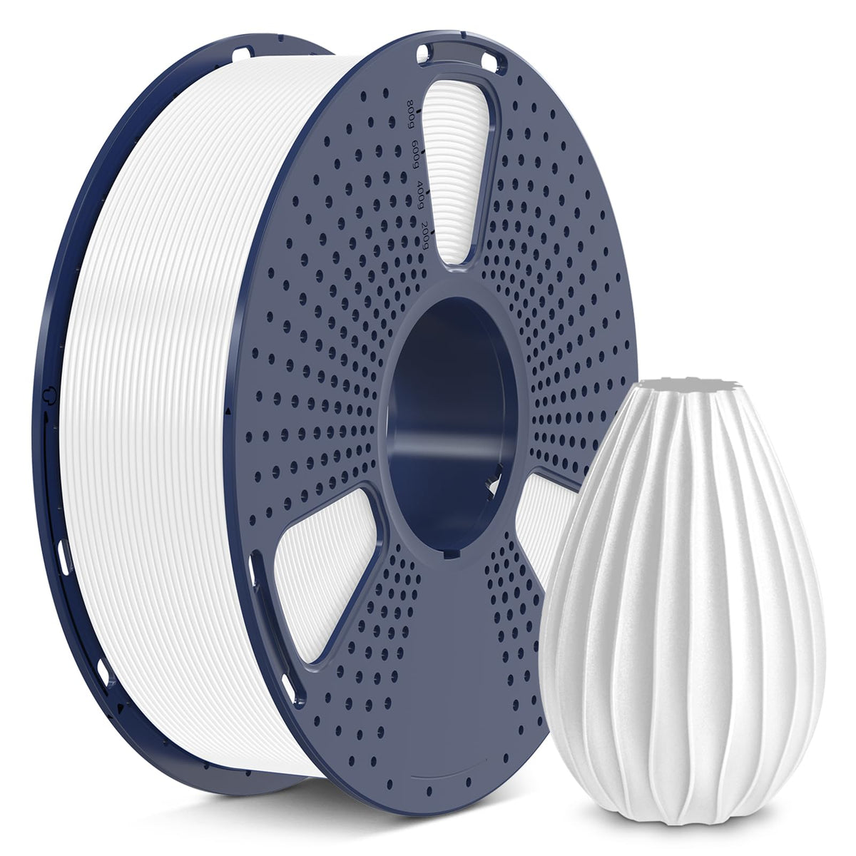 SUNLU Rapid PETG 3D Filament 1.75mm, High Speed 30-600mm/s, 1KG Blue