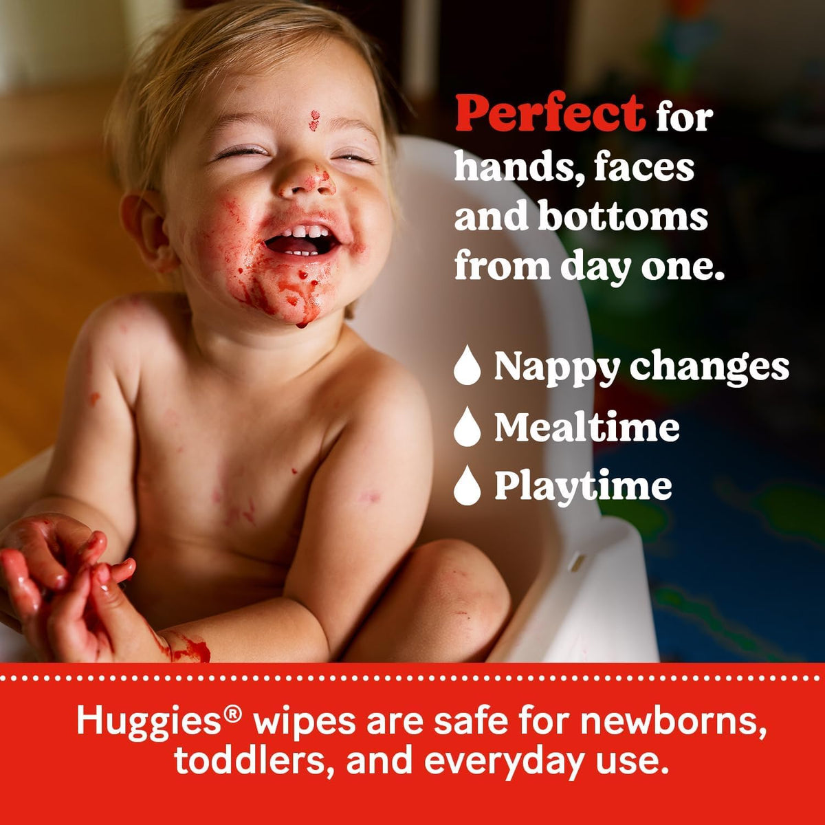 Huggies Pure Plastic Free Baby Wipes - Pack of 12 (576 Wipes) – 99% Water Wet Wipes, Fragrance Free, Hypoallergenic, Better Cleaning, Soft and Gentle on Babies' Delicate Skin