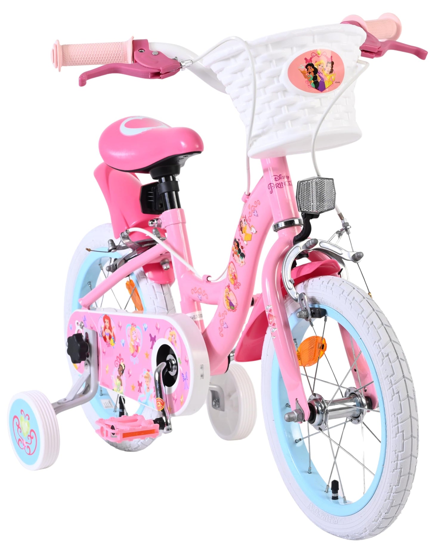 Volare Official Marvel Spider-Man Kids Bike 12" with Stabilisers — Ages 3-4