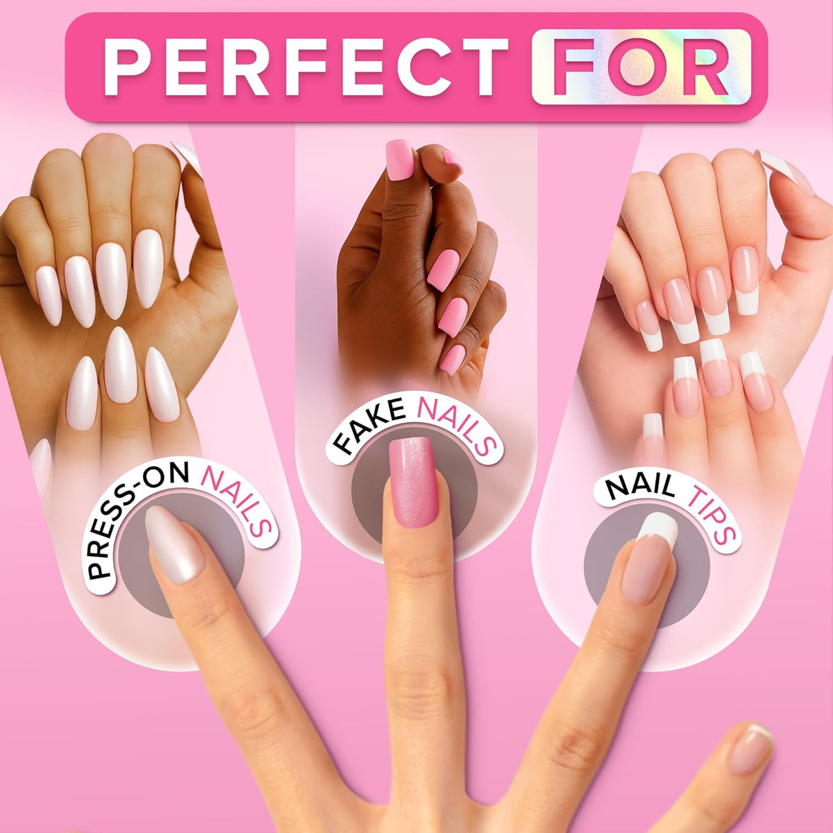 NYK1 Super Strong Nail Glue for Press Ons, Nail Tips & False Nails | 8ml