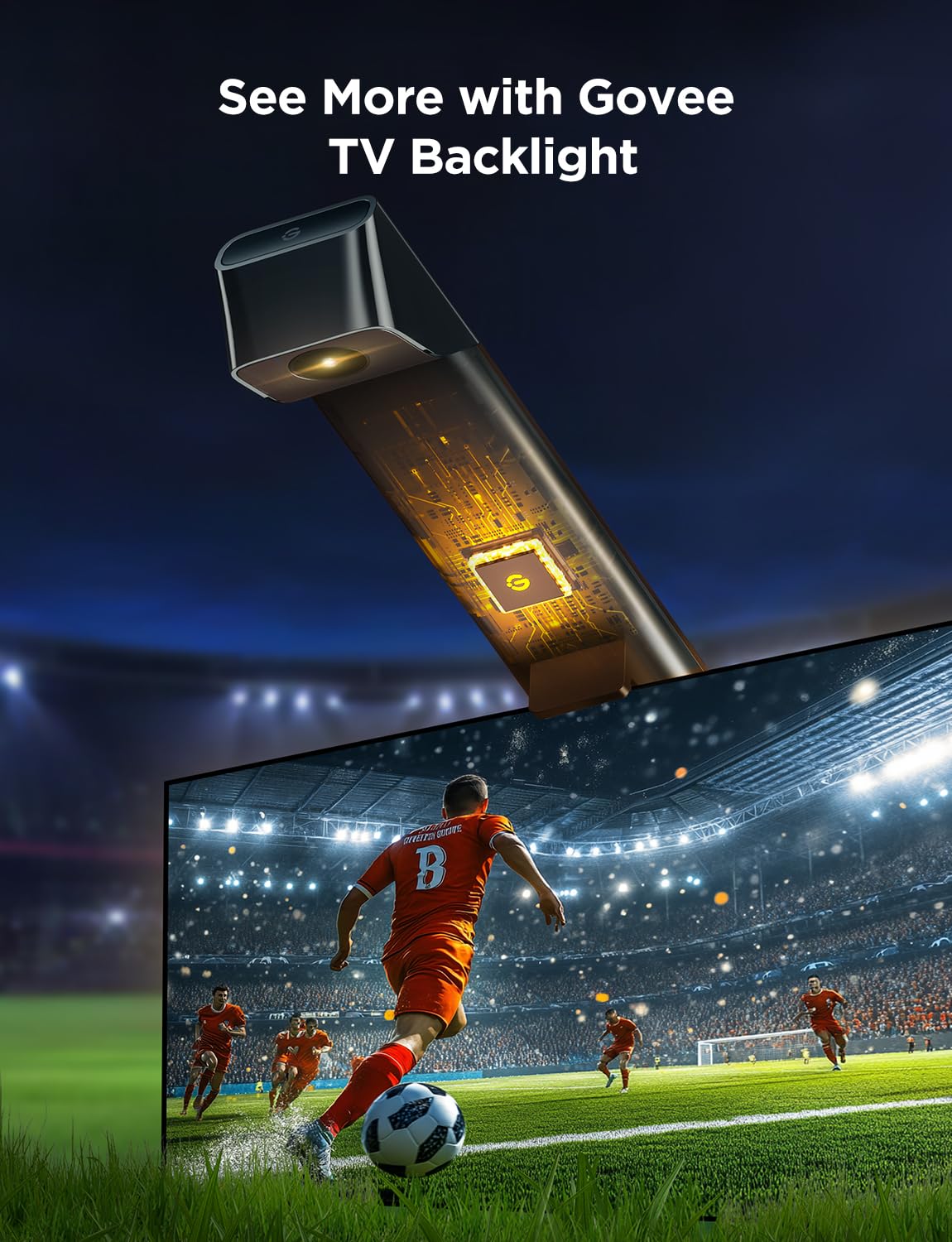 Govee TV Backlight 3 Lite with Fish-Eye Correction Function
