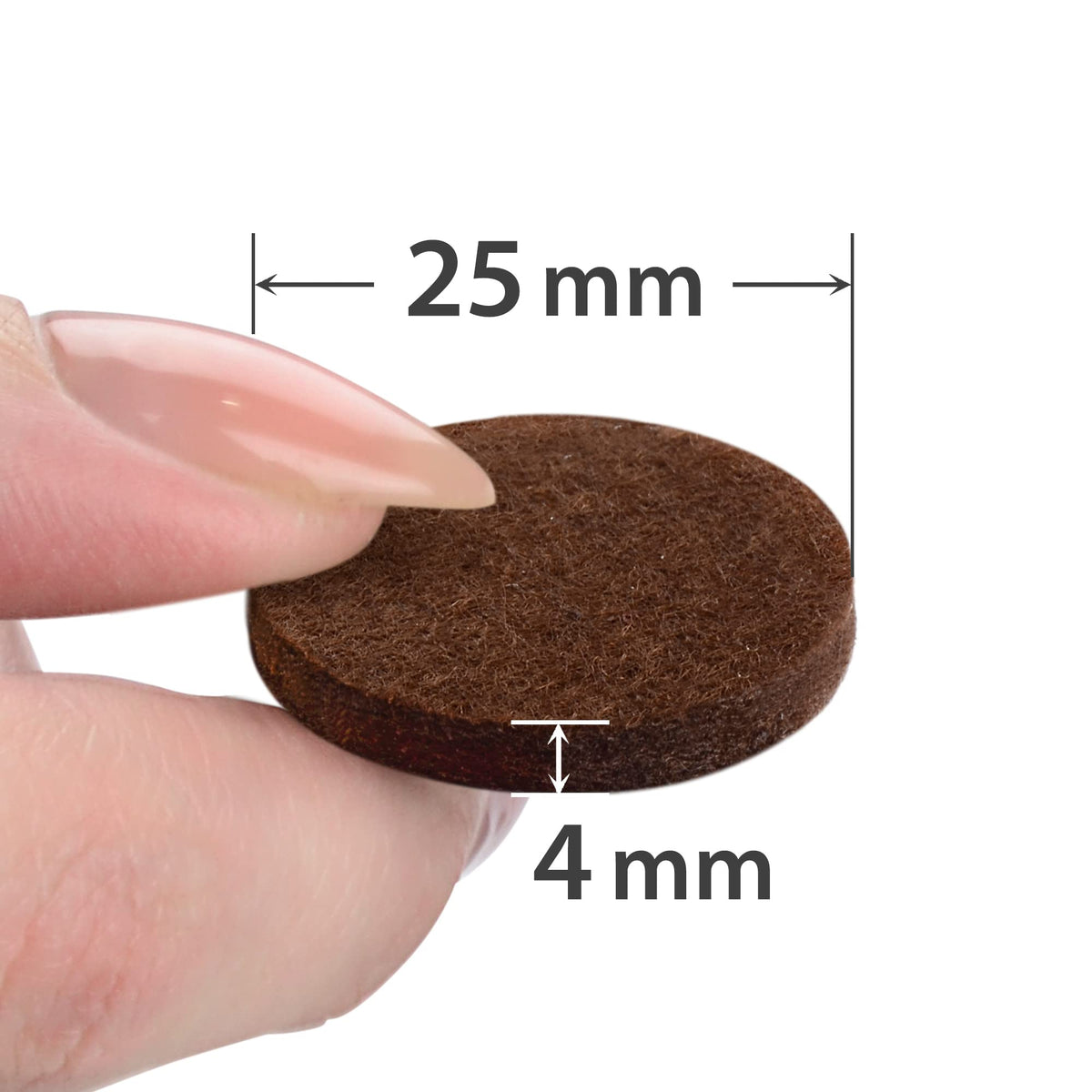 Chair Pads Floor Protectors X-PROTECTOR 48 PCS 25mm - Felt Furniture Pads