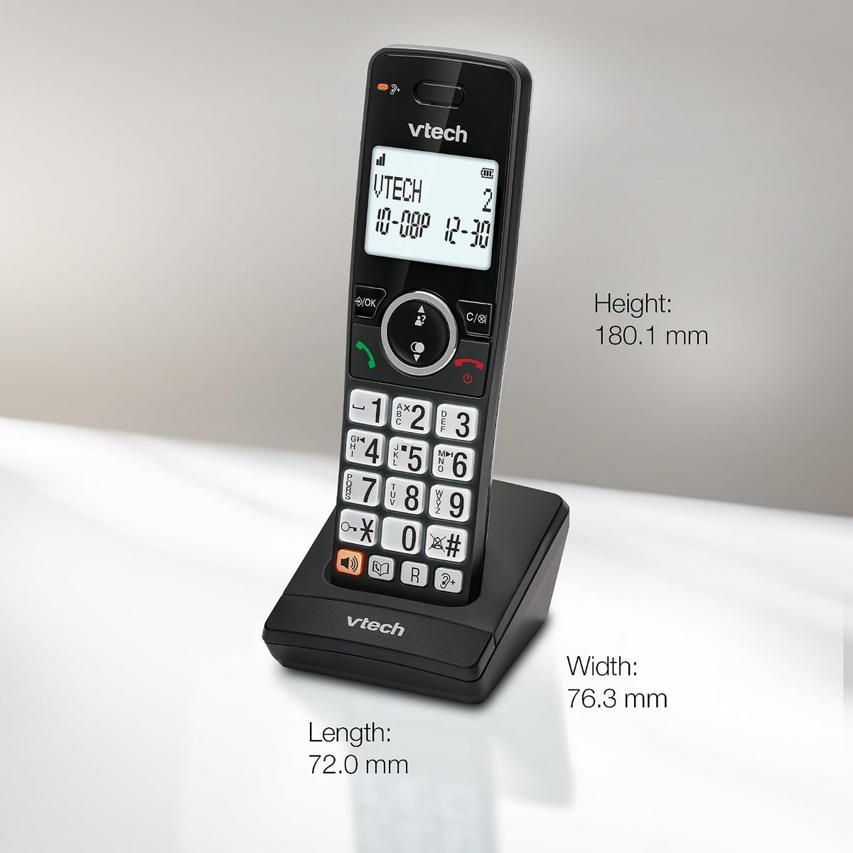 VTech EA5050 DECT Cordless Phone with Answering Machine,Nuisance Call Blocker, Volume Booster, Easy-to-Read Backlit Display, 18 Hours Talk-time, Handsfree Speakerphone, Single Handset