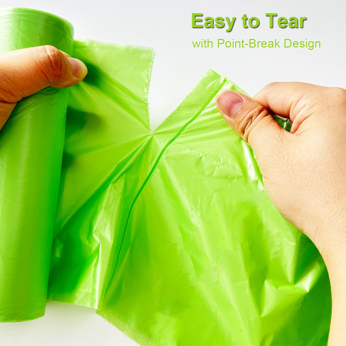 KITBEST 10L Biodegradable Bin Liners 120 Count Food Waste Trash Bags Small