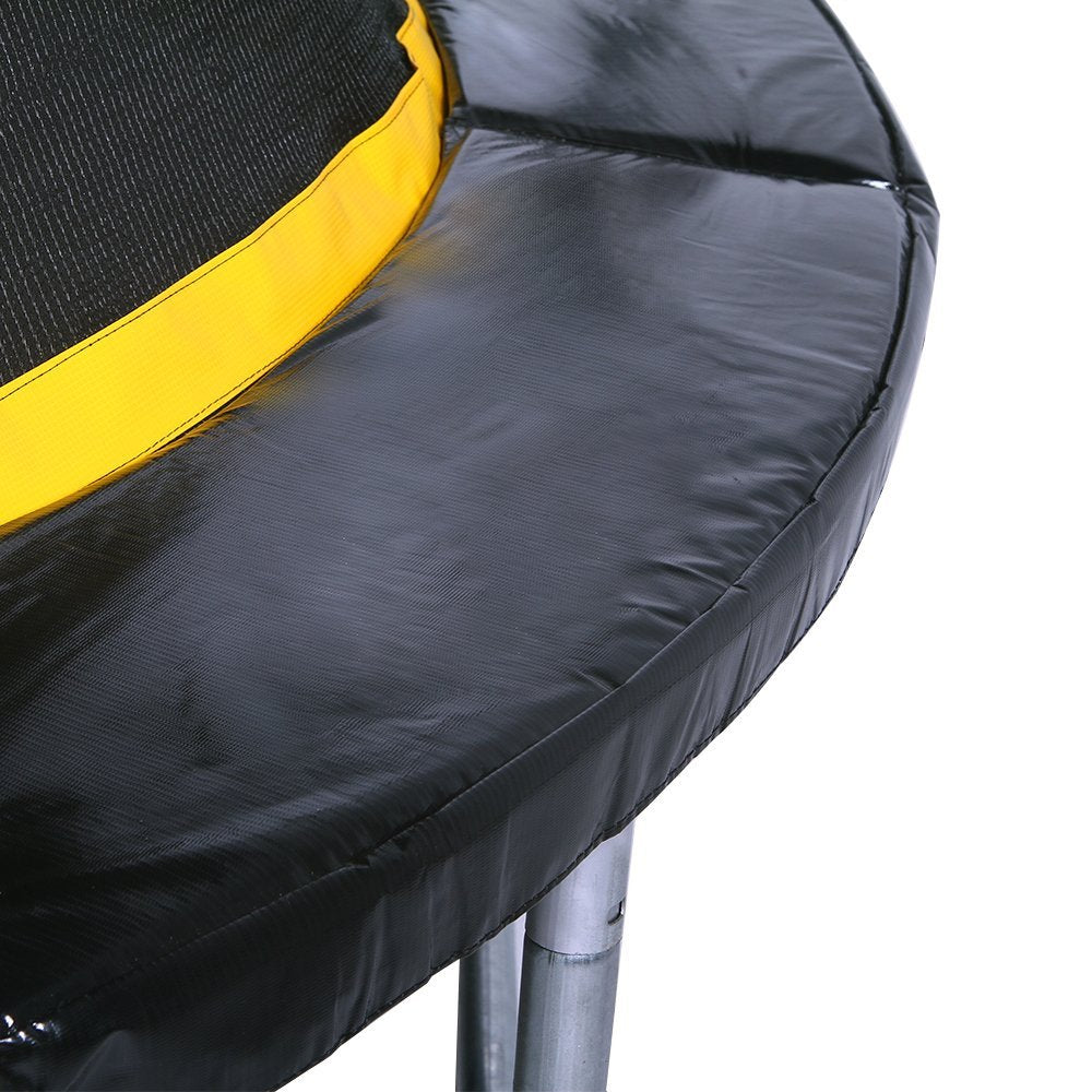 Kanga Trampoline Outdoor Round Inc Safety Enclosure Net, Ladder & Anchor Kit (Curved Shape)