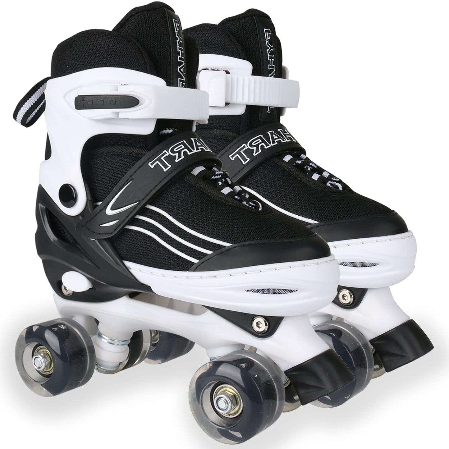 Kids Roller Skates for Girls Boys Adjustable Roller Skates with Light Up Wheels, Fun Illuminating for Girls Boys, Suitable for Both Indoor and Outdoor Use