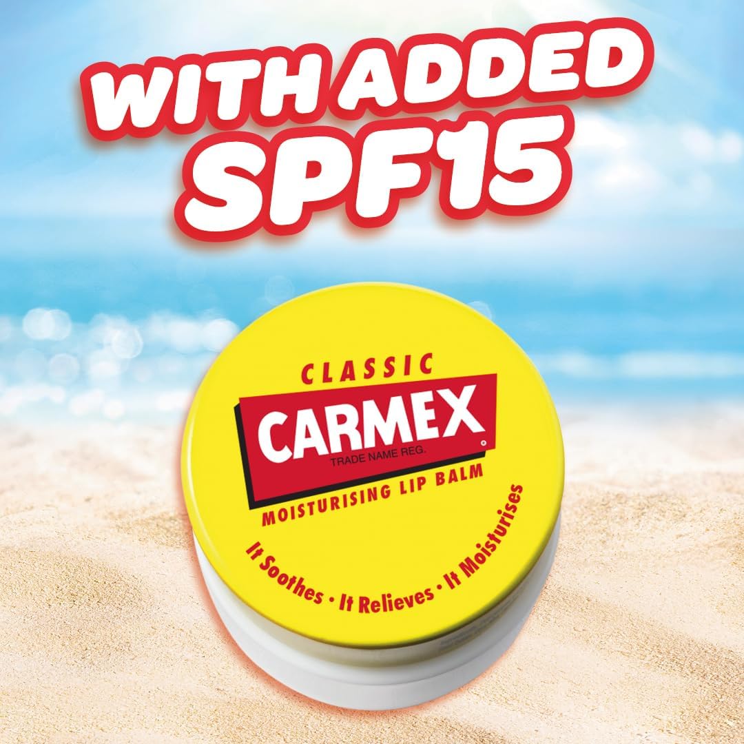 Carmex CLASSIC Moisturising Lip Balm For Dry And Chapped Lips 7.5g