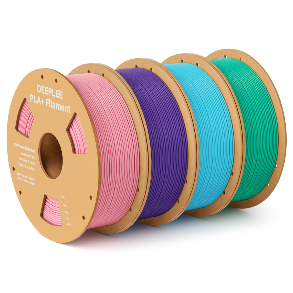 DEEPLEE PLA Plus 1.75mm Filament White 1kg
