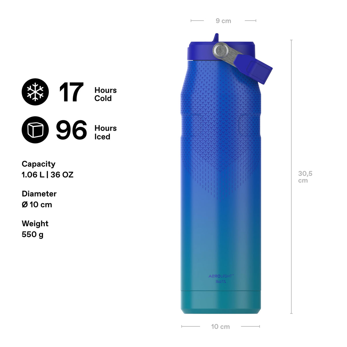Stanley 1913 Flip Straw Sports Water Bottle 0.7L - Rose Quartz