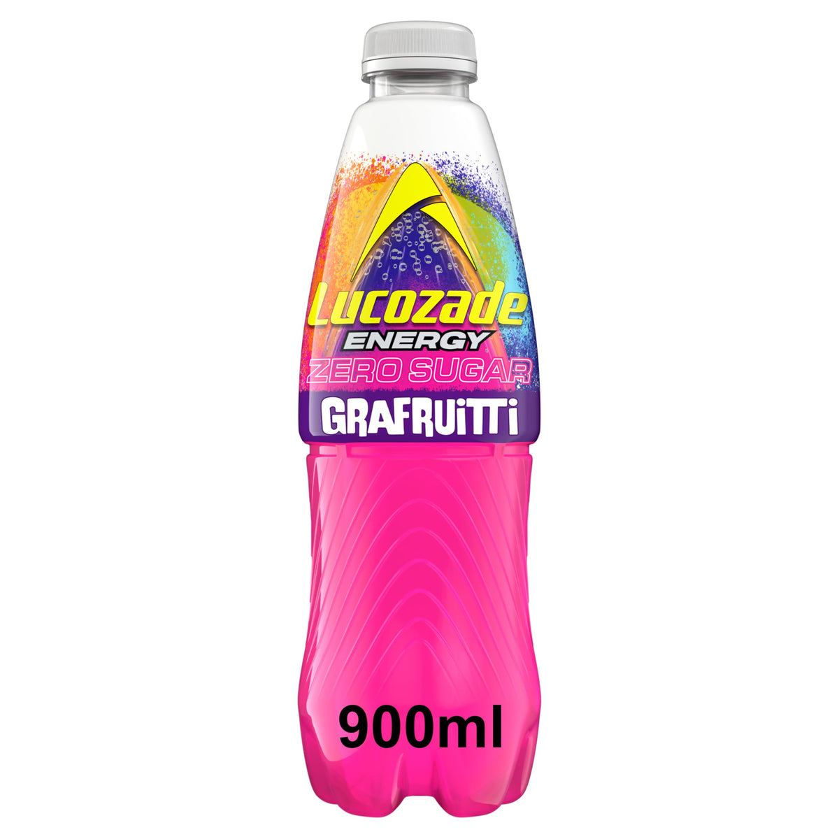 Lucozade Energy Zero Pink Lemonade 380ml (Pack of 4)