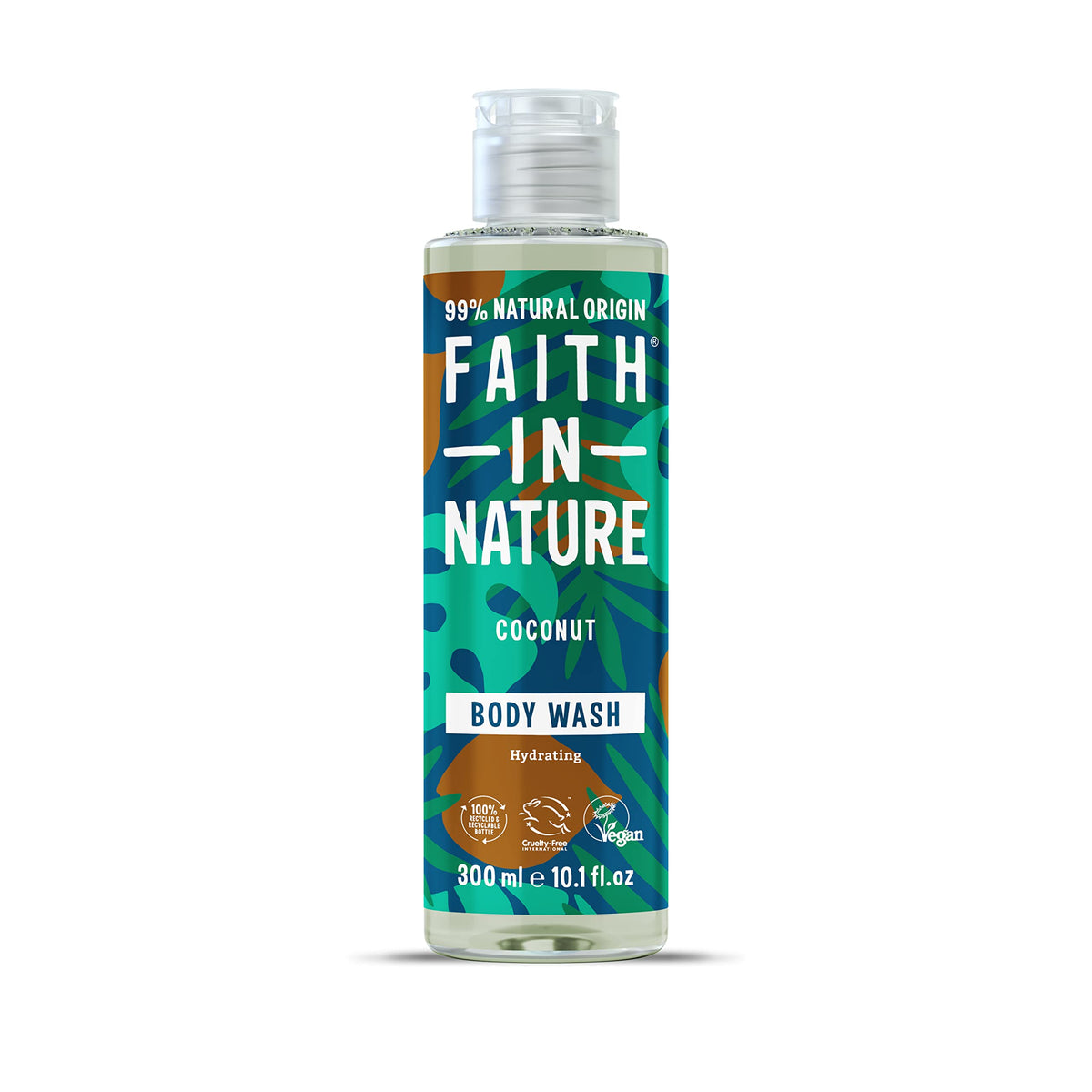 Faith In Nature Natural Fragrance Free Body Wash, Sensitive, Vegan and Cruelty Free, No SLS or Parabens, 400 ml