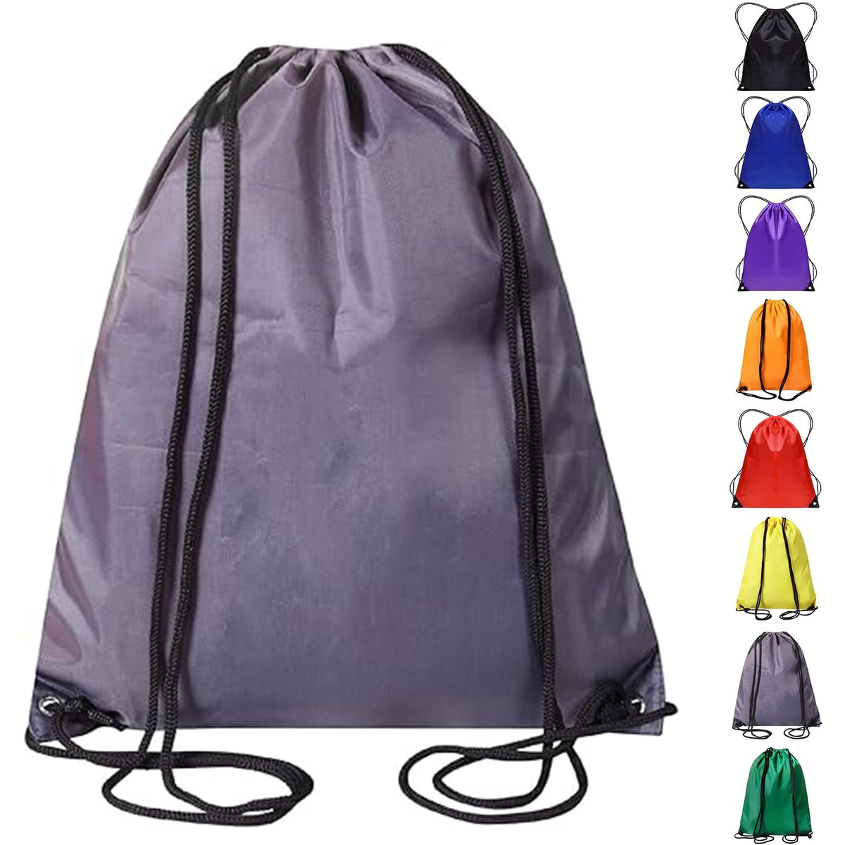 WESTWOOD FOX Drawstring Gym Bag String Bags Gym Sack Backpack PE Bags for Women Men Trainer Swimming Bag Travel Beach School Holidays Suitable for Sports,kids,Boys,Girls (Green)