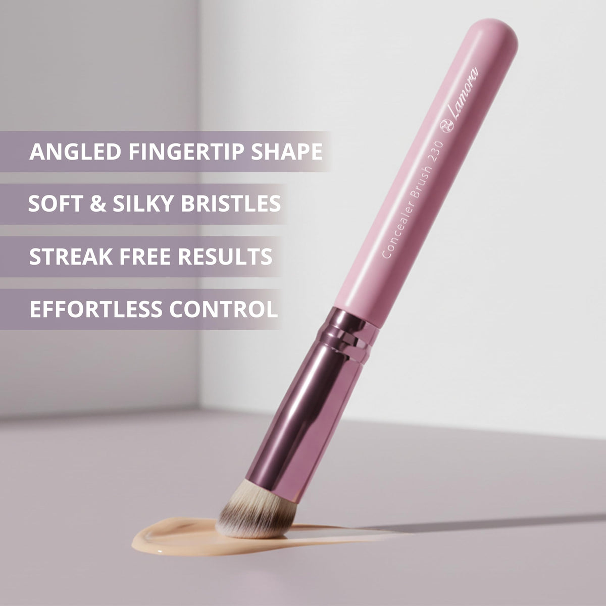 Make Up Brush Foundation Kabuki Flat Top, Perfect For Blending Liquid Cream