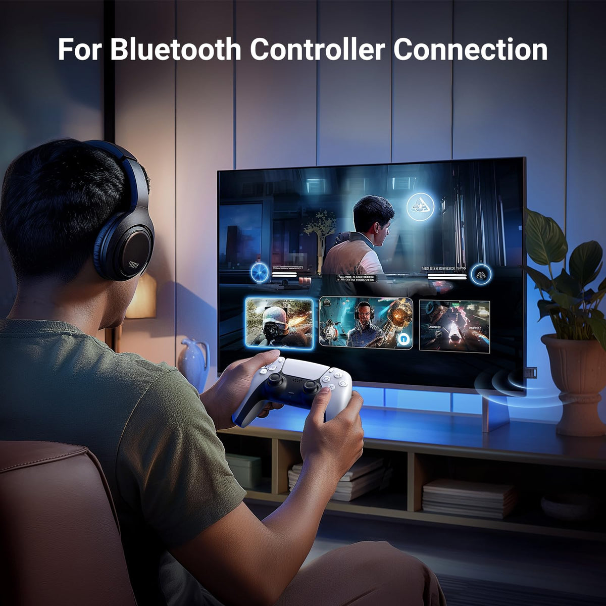 UGREEN Bluetooth 6.0 Adapter, USB Bluetooth Dongle for PC, Plug & Play