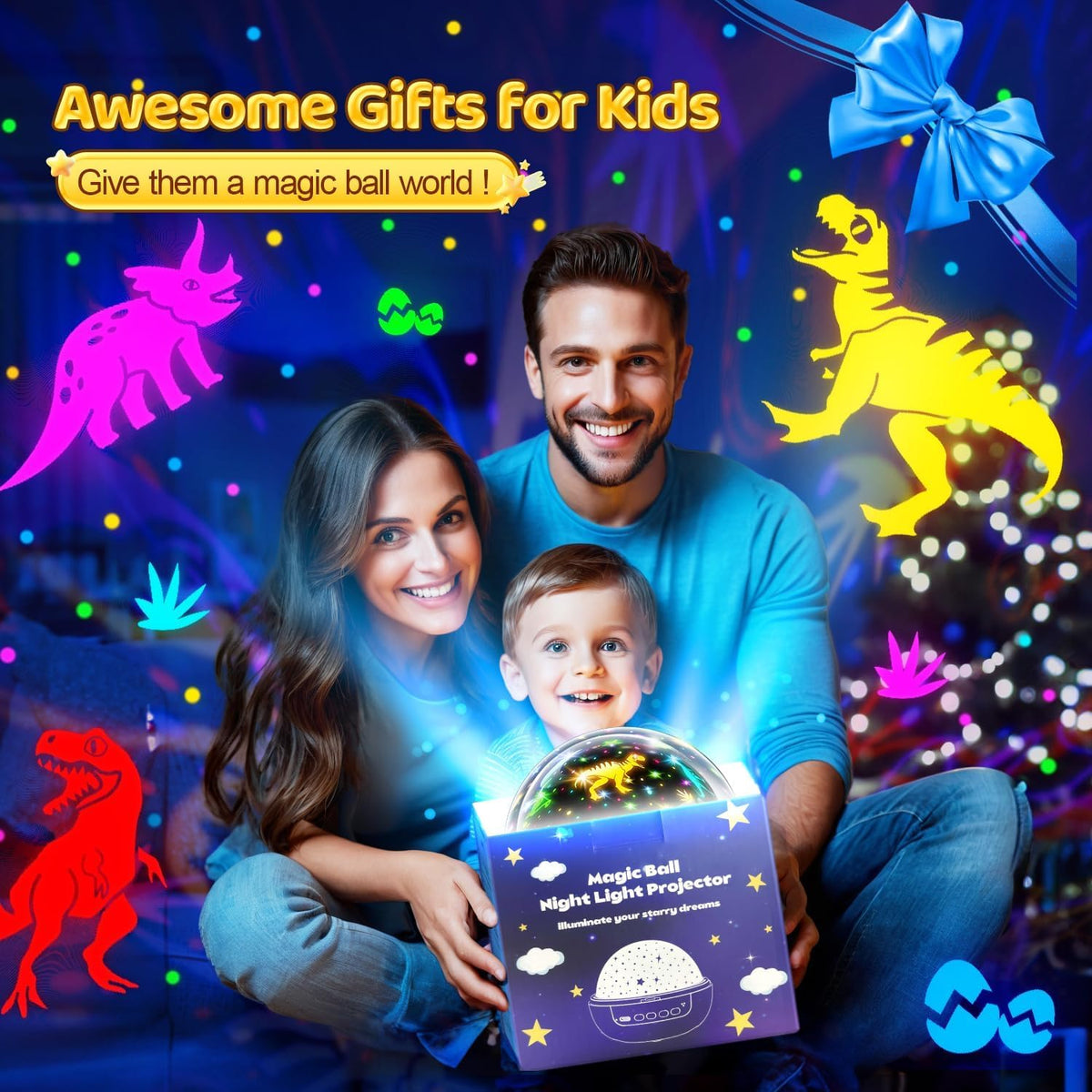 Night Light Projector 93 Lighting Mode,Baby Toys Gift Dimmable+Timer+Remote