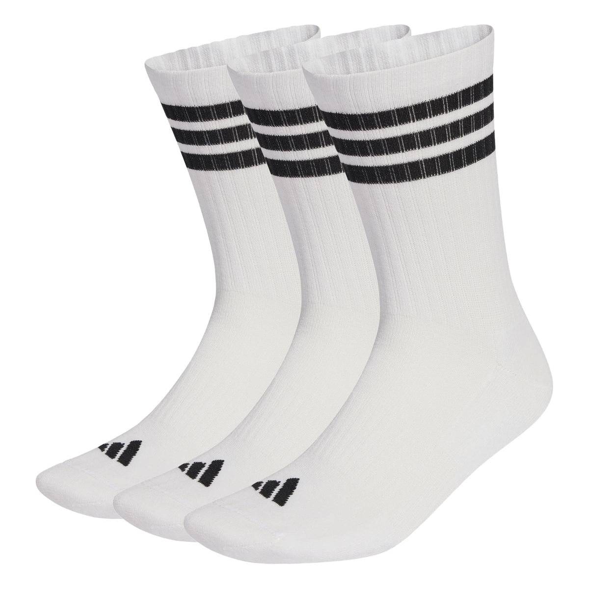 adidas 3-Stripes Cushioned Crew Socks 3 Pair Pack