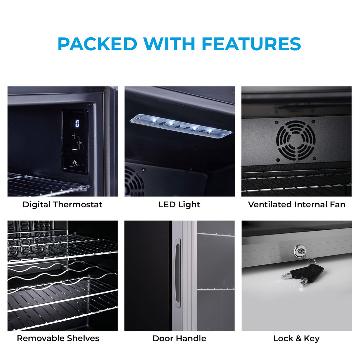Subcold Super85 LED Beer Fridge | 80 Cans + 5 Bottles | 0-18°C | Glass Door