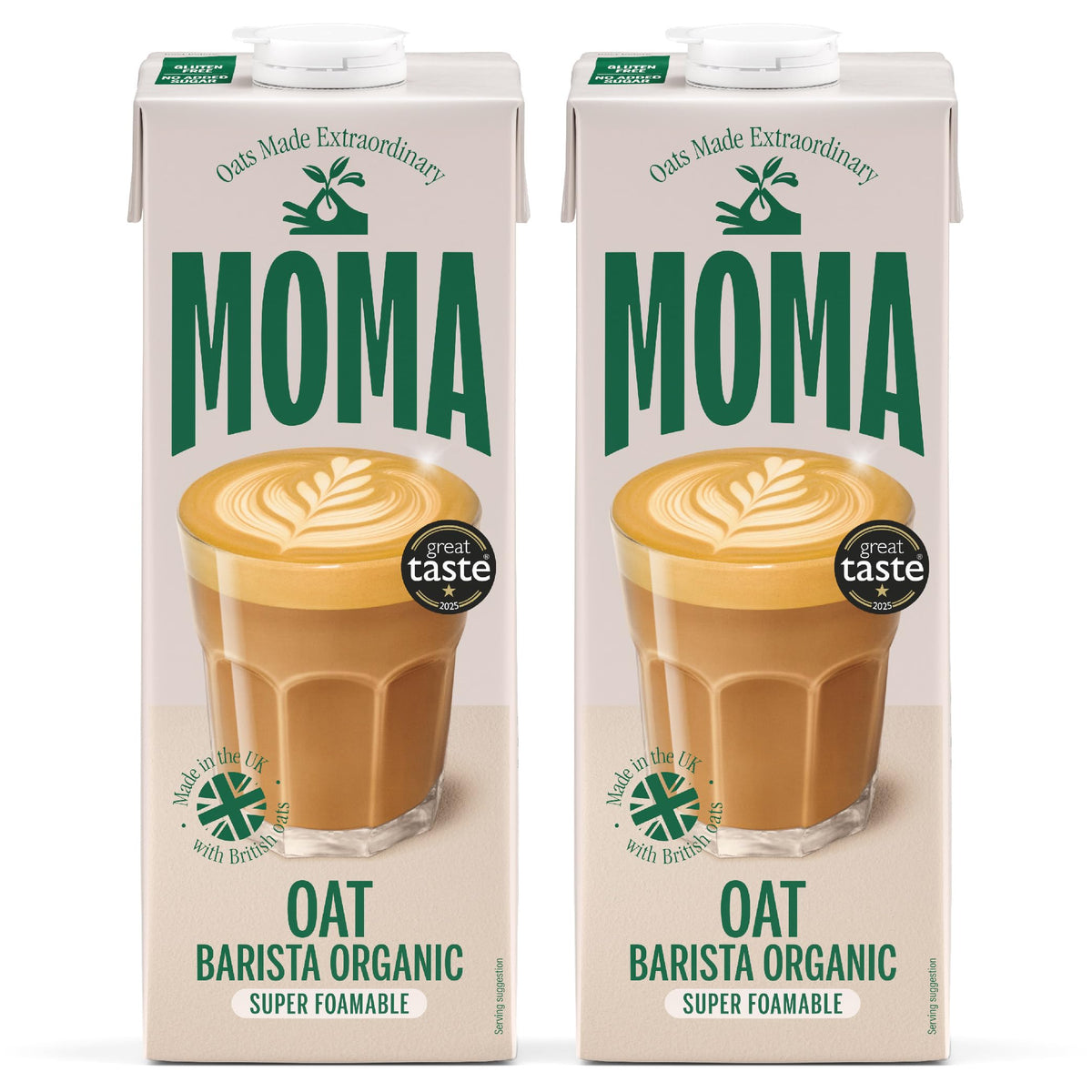 MOMA Pistachio Oat Drink • 1L • No Added Sugar • Vegan, Nut Free & GF