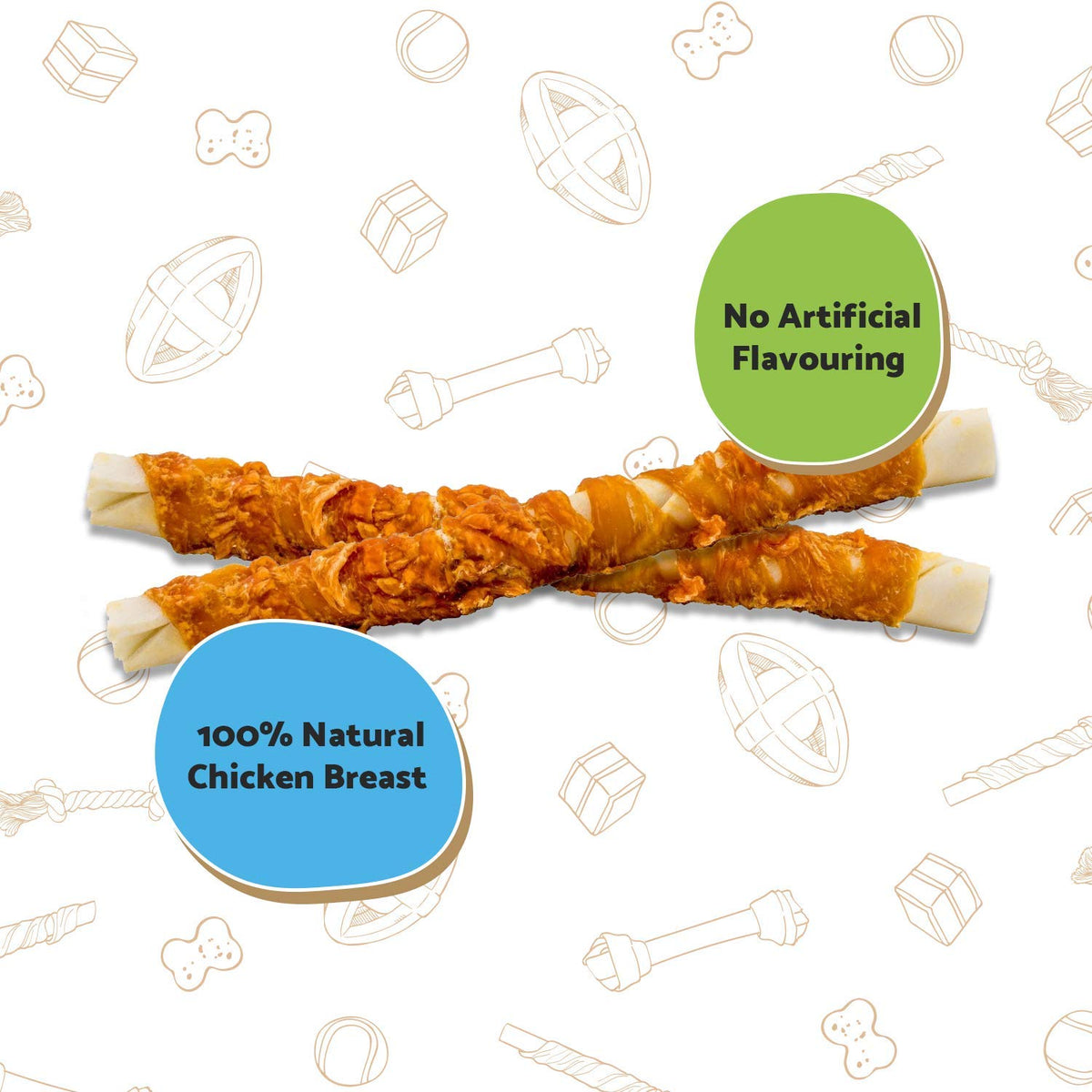 Good Boy Chicken & Hide Twisters Dog Treats 220g