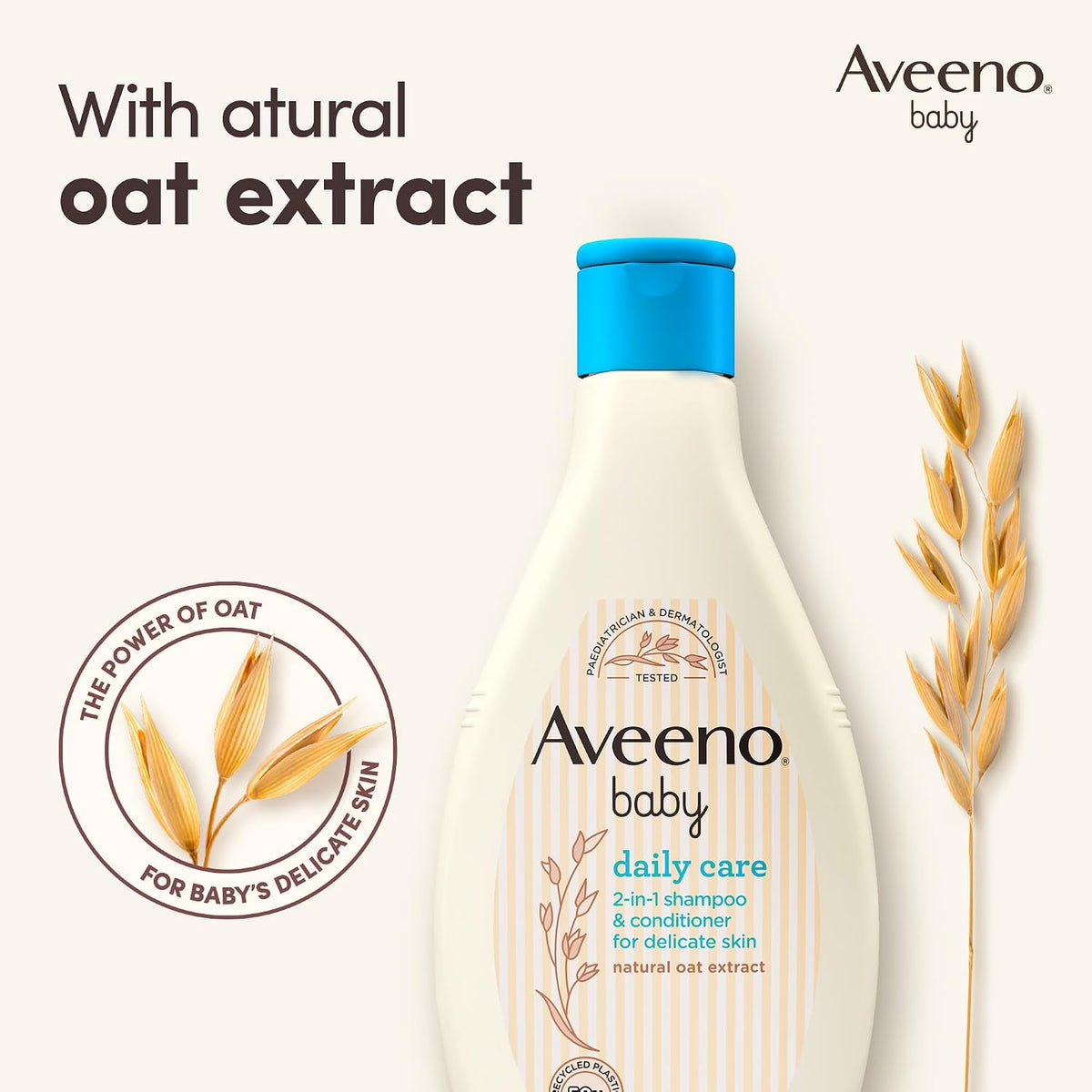 Aveeno Baby Daily Care 2-in-1 Shampoo and Conditioner (1x 250ml)