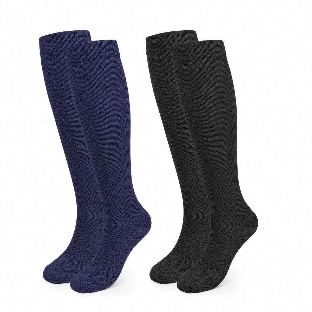 Compression Socks, (2/4/6/7 Pairs) for Men & Women 15-20 mmHg is Best for Athletics, Running, Flight Travel, Support