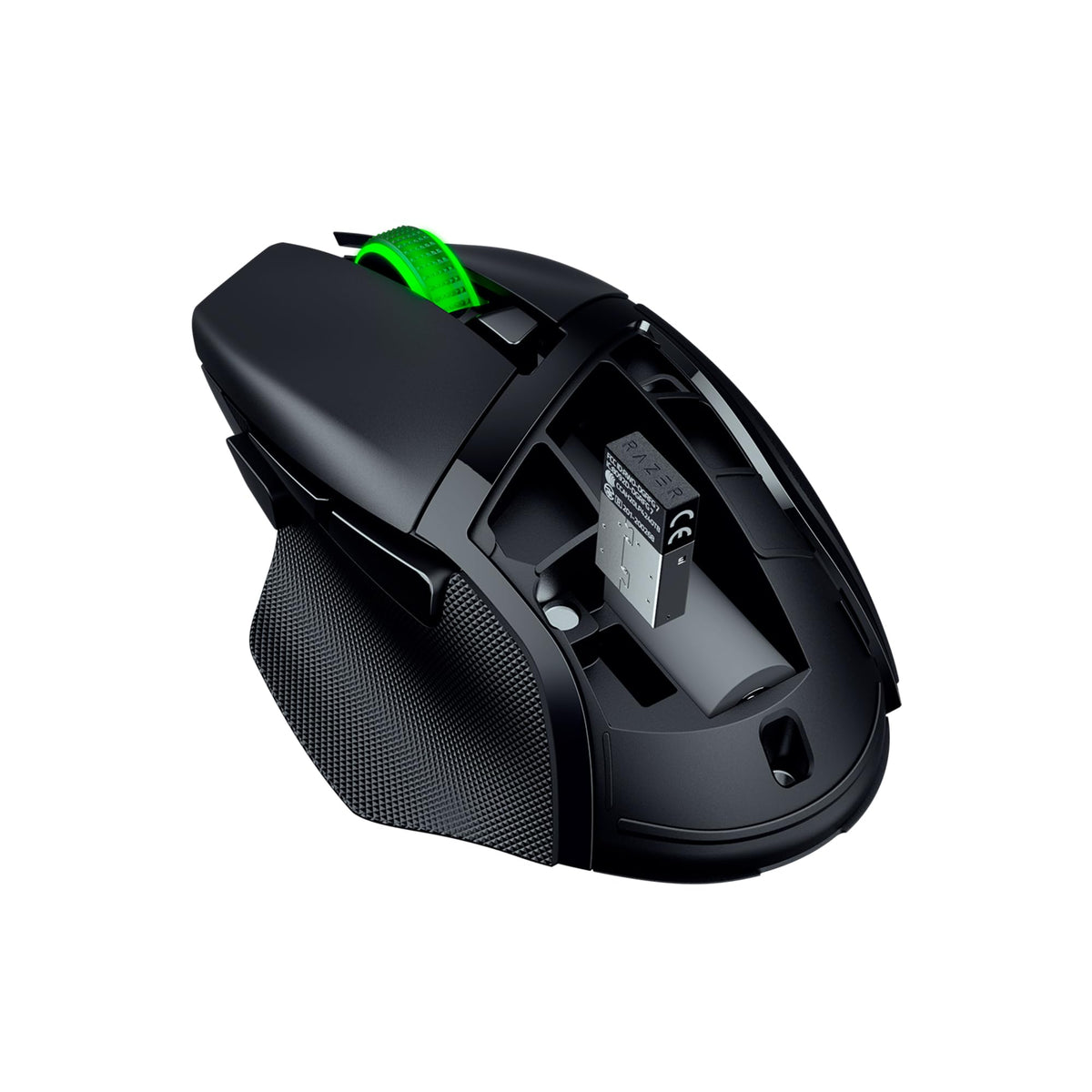 Razer Basilisk V3 - Wired Customisable Gaming Mouse (10+1 Programmable Buttons, HyperScroll Tilt Wheel, 11 Chroma RGB Lighting Zones, Optical Mouse Switches, Focus+ 26K DPI Optical Sensor) Black