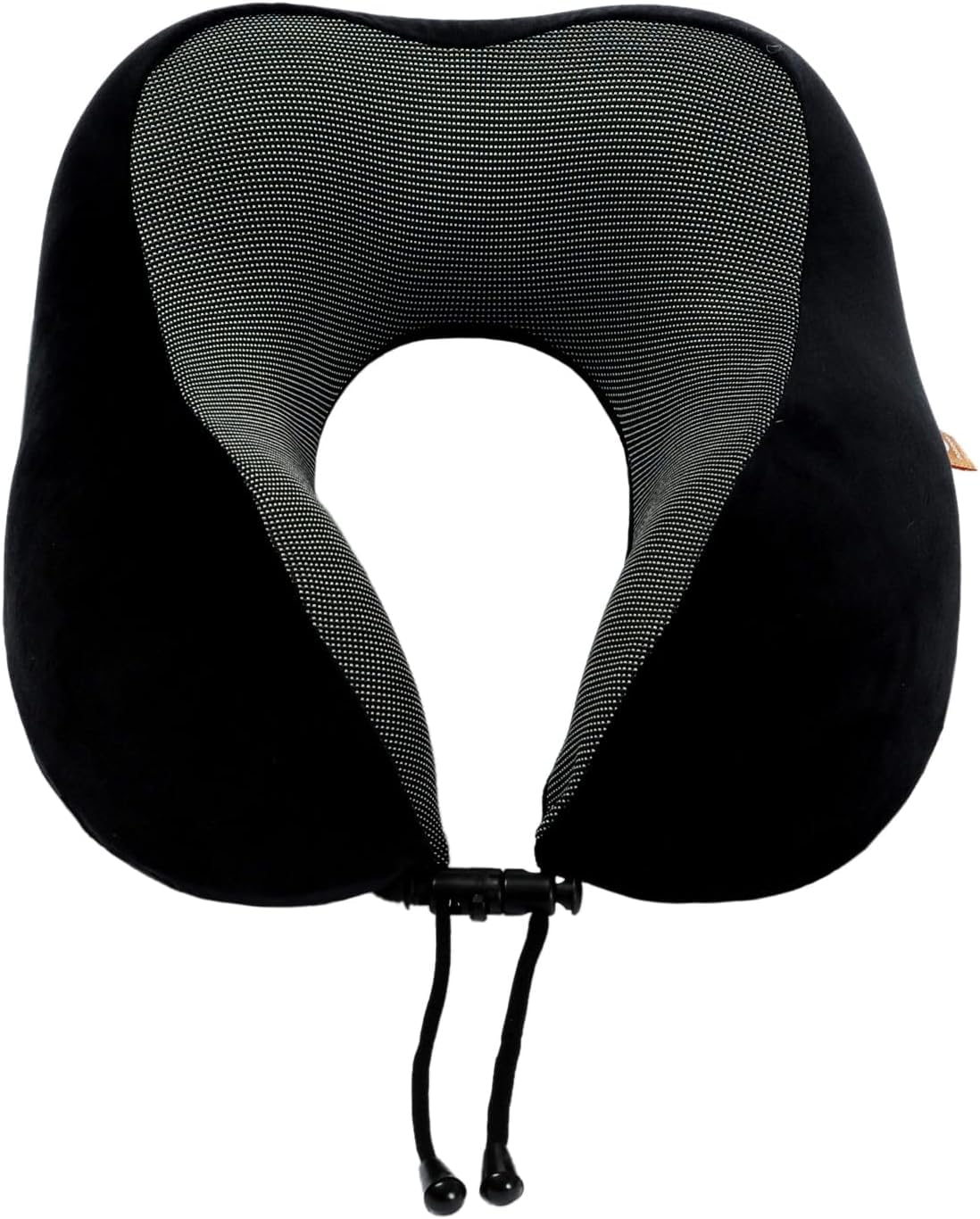 Memory Foam Travel Pillow, Neck Pillow with 360-Degree Head Support, Comfortable and Lightweight, Ideal for Sleeping on Airplane, Car, Train, Bus and Home Use, Comes with Storage Bag (Grey)