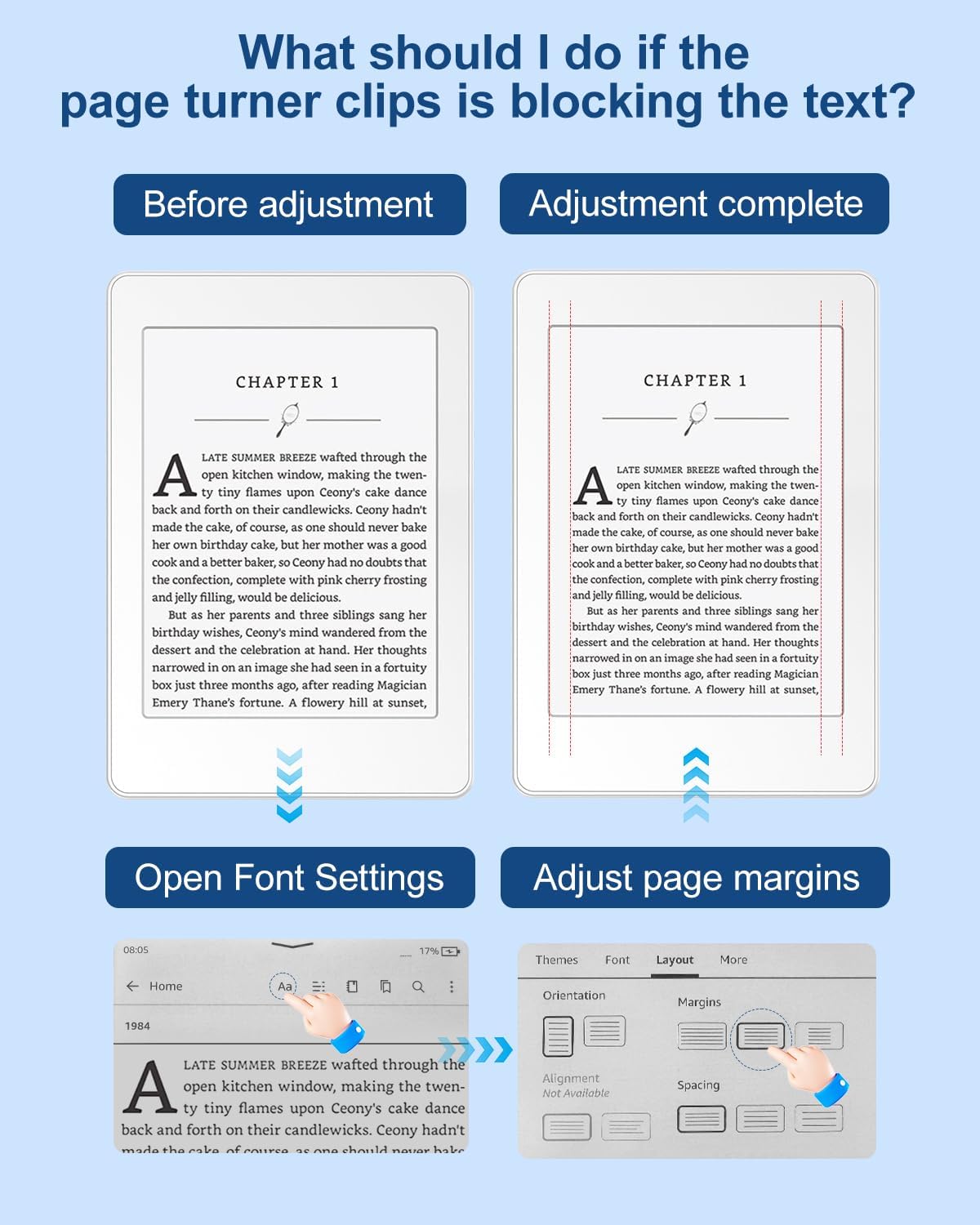 Remote Control Page Turner for Kindle Paperwhite Scribe Oasis Accessories