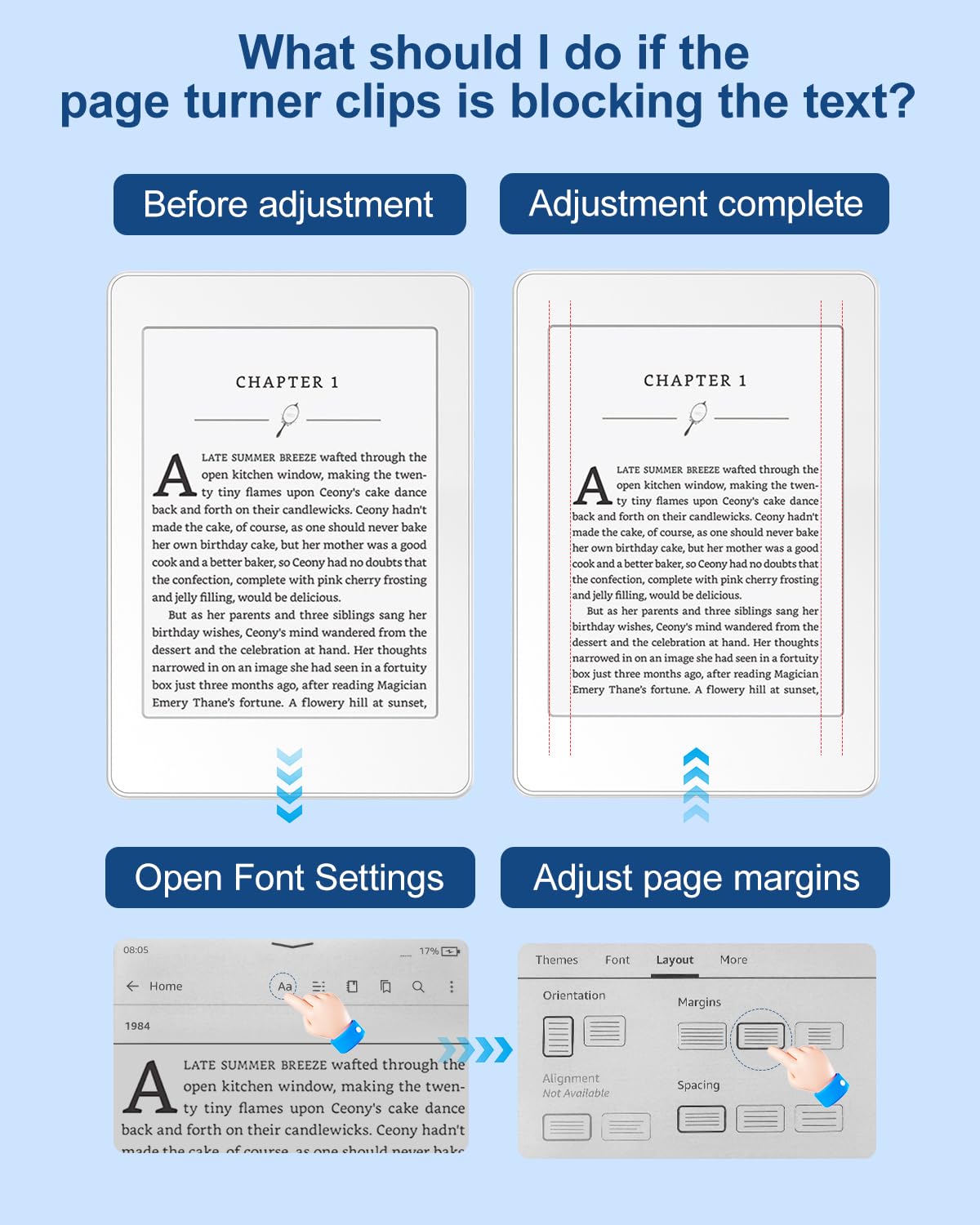Remote Control Page Turner for Kindle Paperwhite Scribe Oasis Accessories