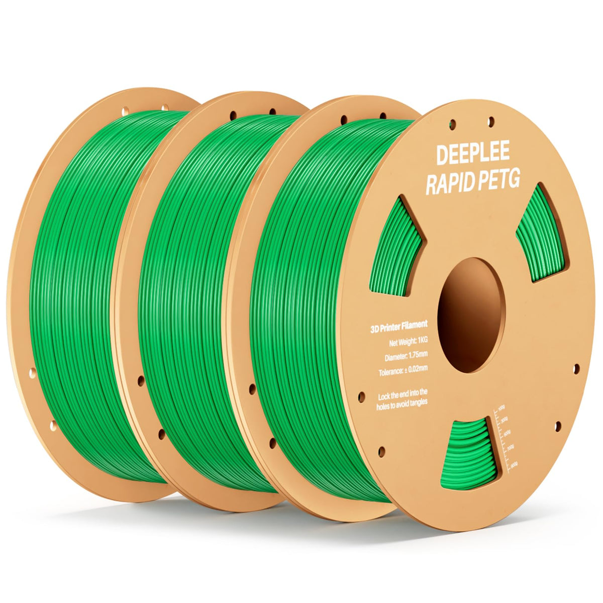 DEEPLEE Rapid PETG Filament 1.75mm Black 1KG