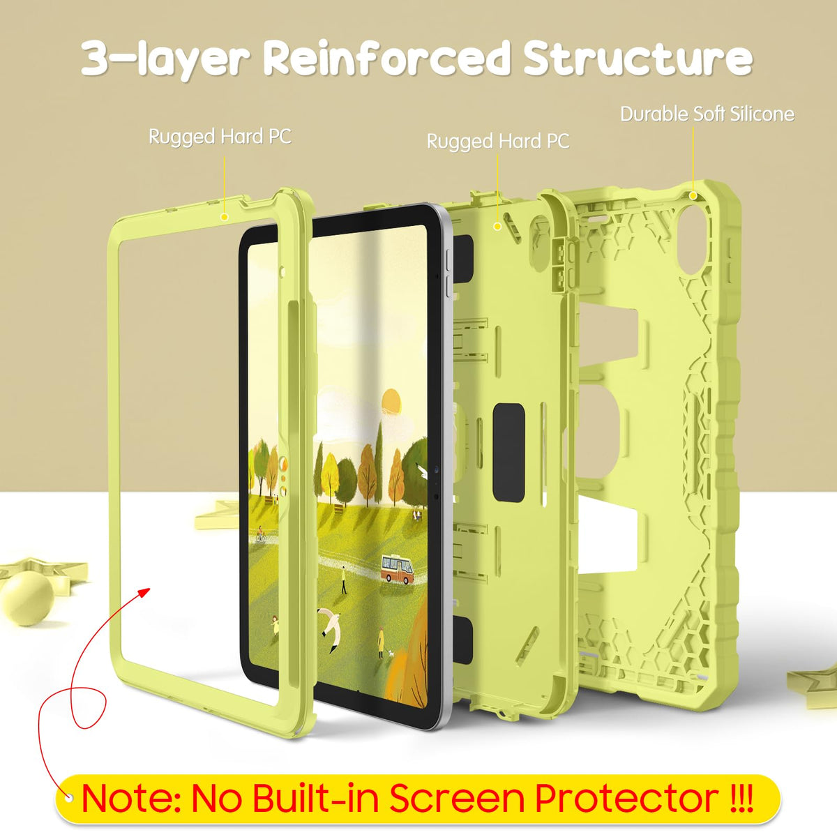 FINTIE Kid-Friendly Case for iPad (A16) 11th Gen 11 Inch, iPad 10th Gen