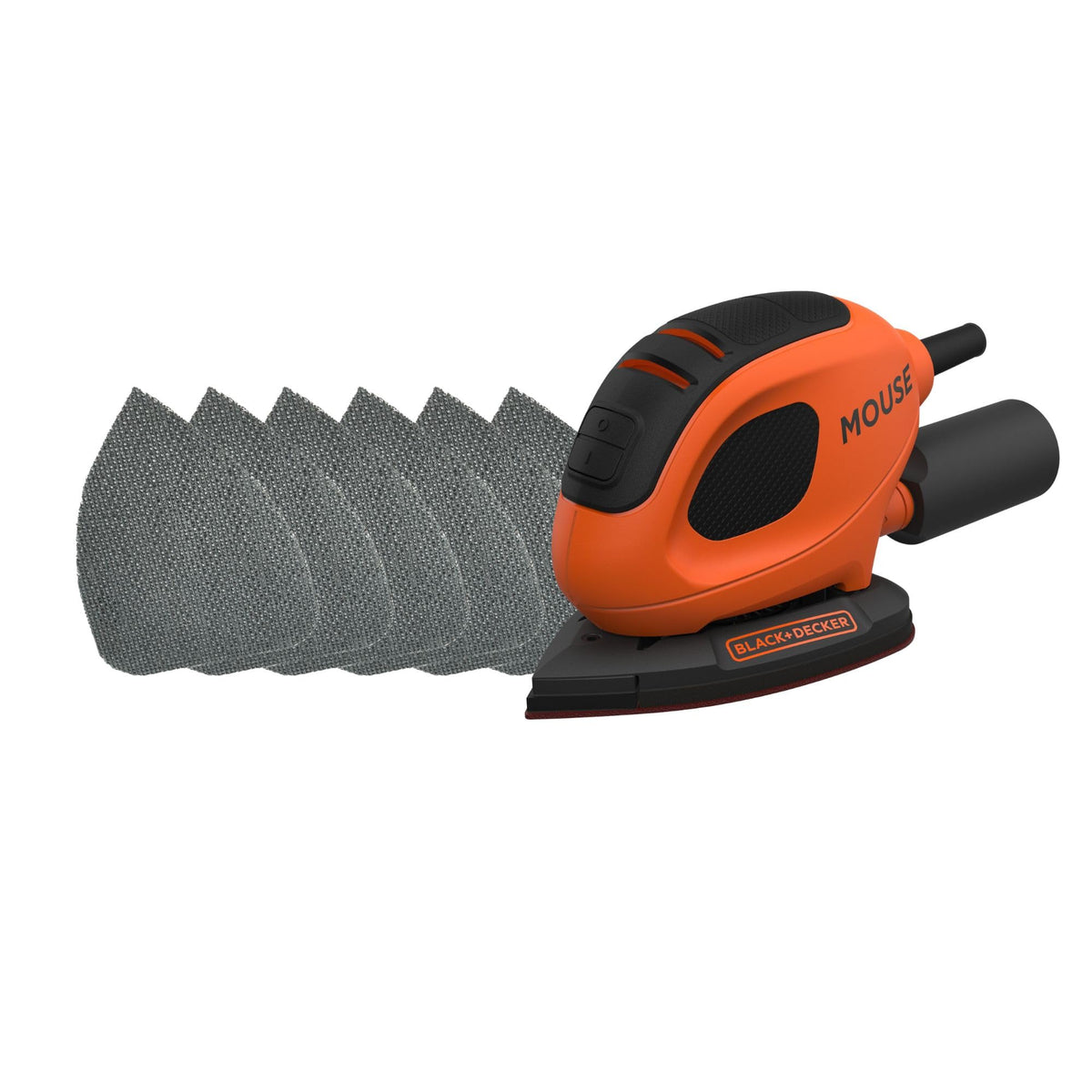 BLACK+DECKER Mouse 55W Compact Detail Sander, BEW230BC-GB