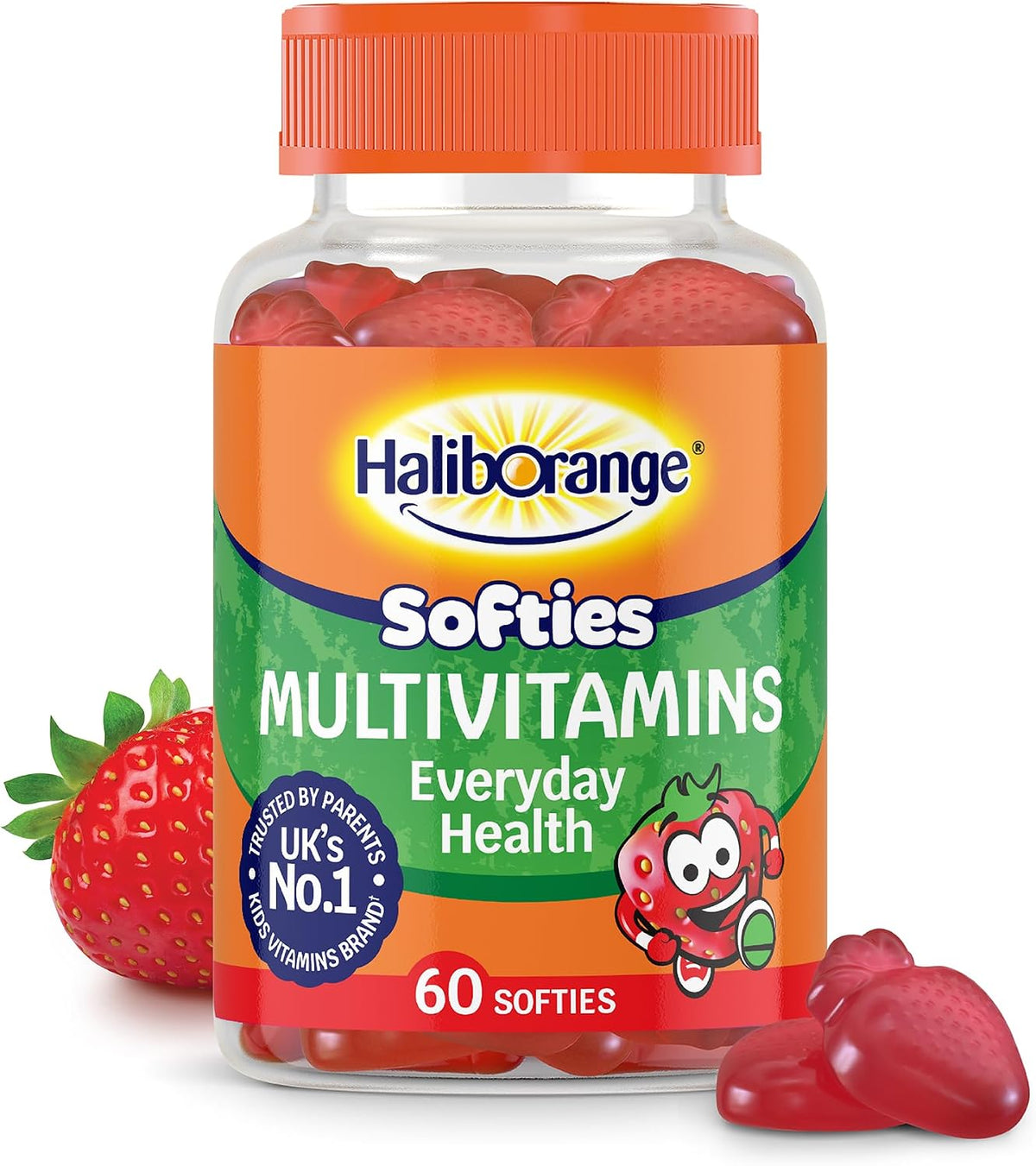 Haliborange Kids Multivitamin Fruit Softies, 60 Chewable Vitamins