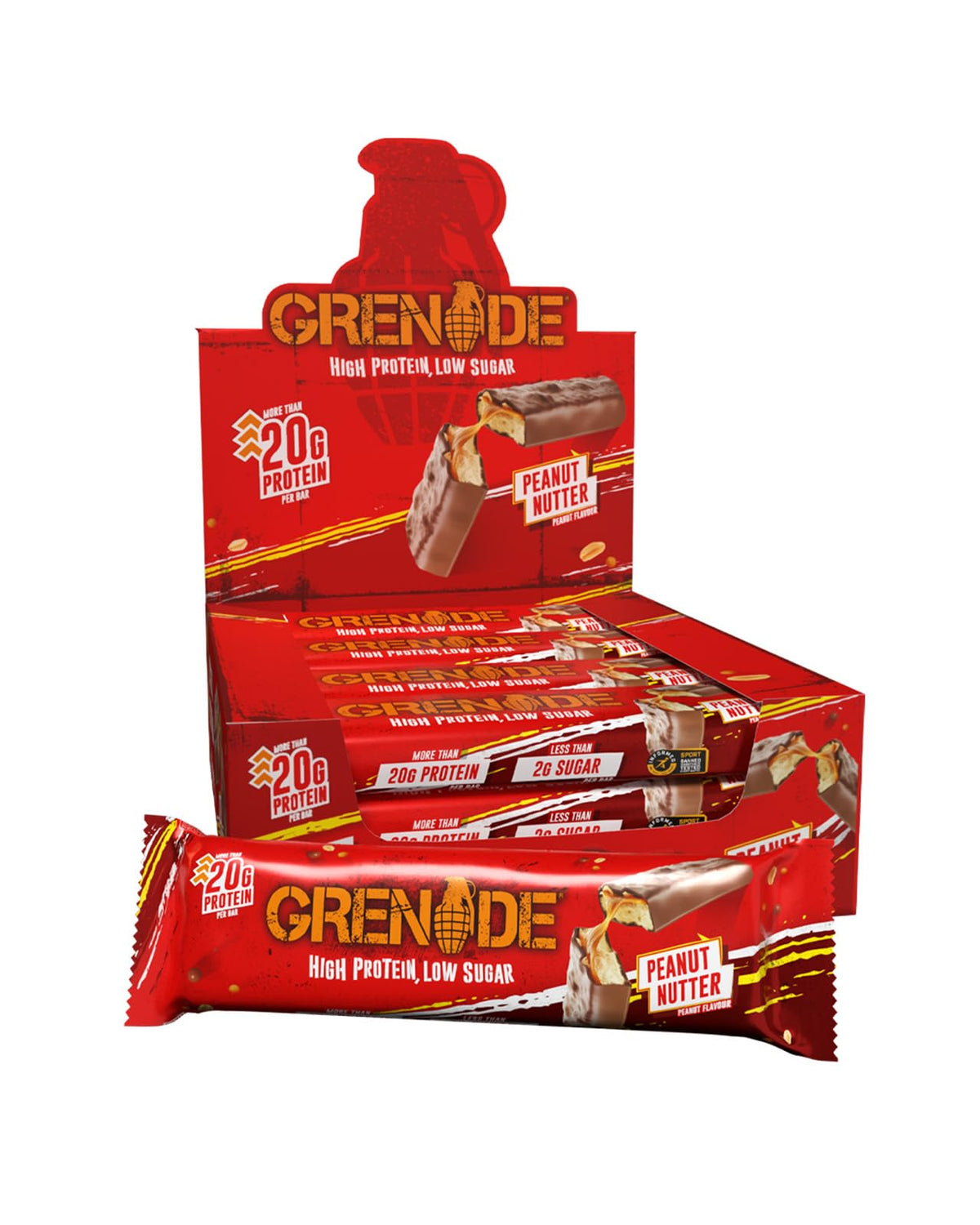 Grenade Chocolate Chip Salted Caramel Protein Bars, 12 x 60 g
