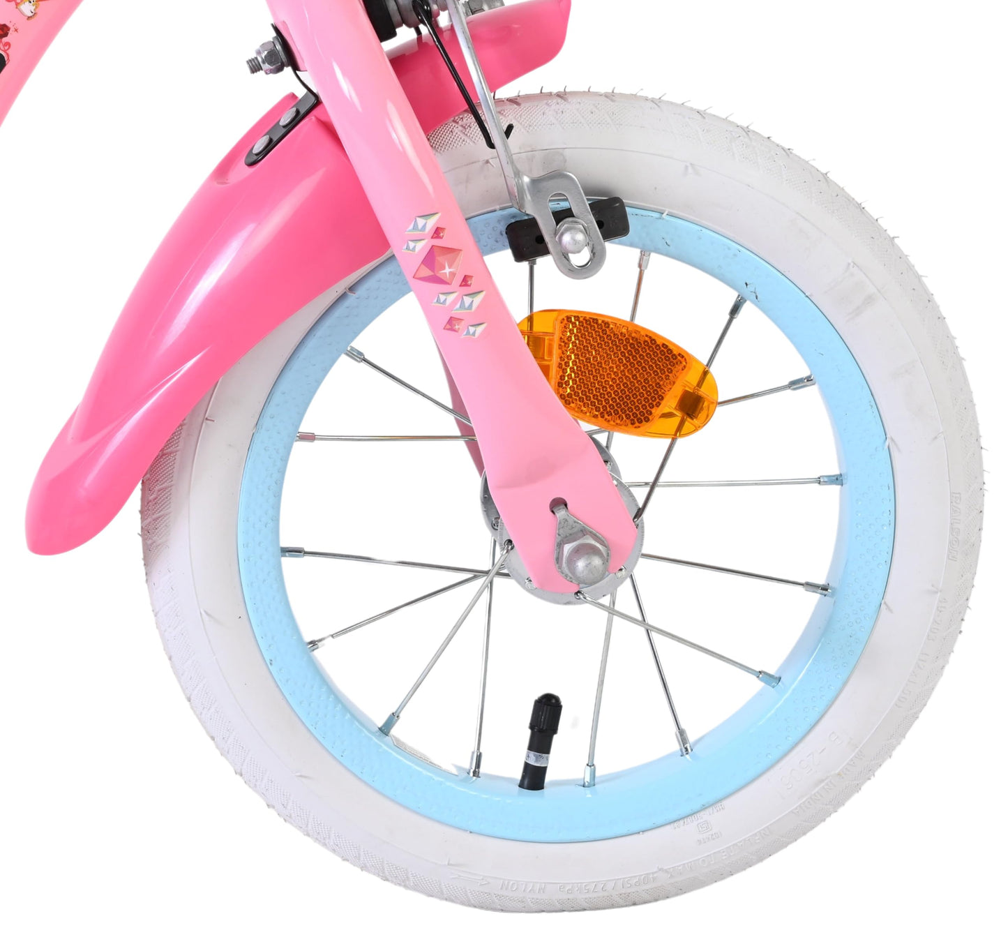 Volare Official Marvel Spider-Man Kids Bike 12" with Stabilisers — Ages 3-4