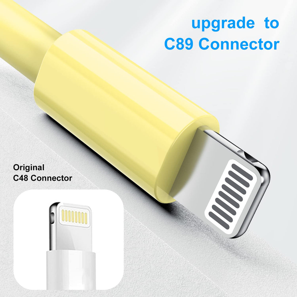 2 Pack Apple MFi Certified iPhone Charger Cable 2m, Apple Lightning to USB Cable Cord 2 metres Fast Charging A pple Phone Long Cable for iPhone13/12/12 mini/ 11/11Pro/Max/X/XS/XR/XS Max/8/7/6/iPad