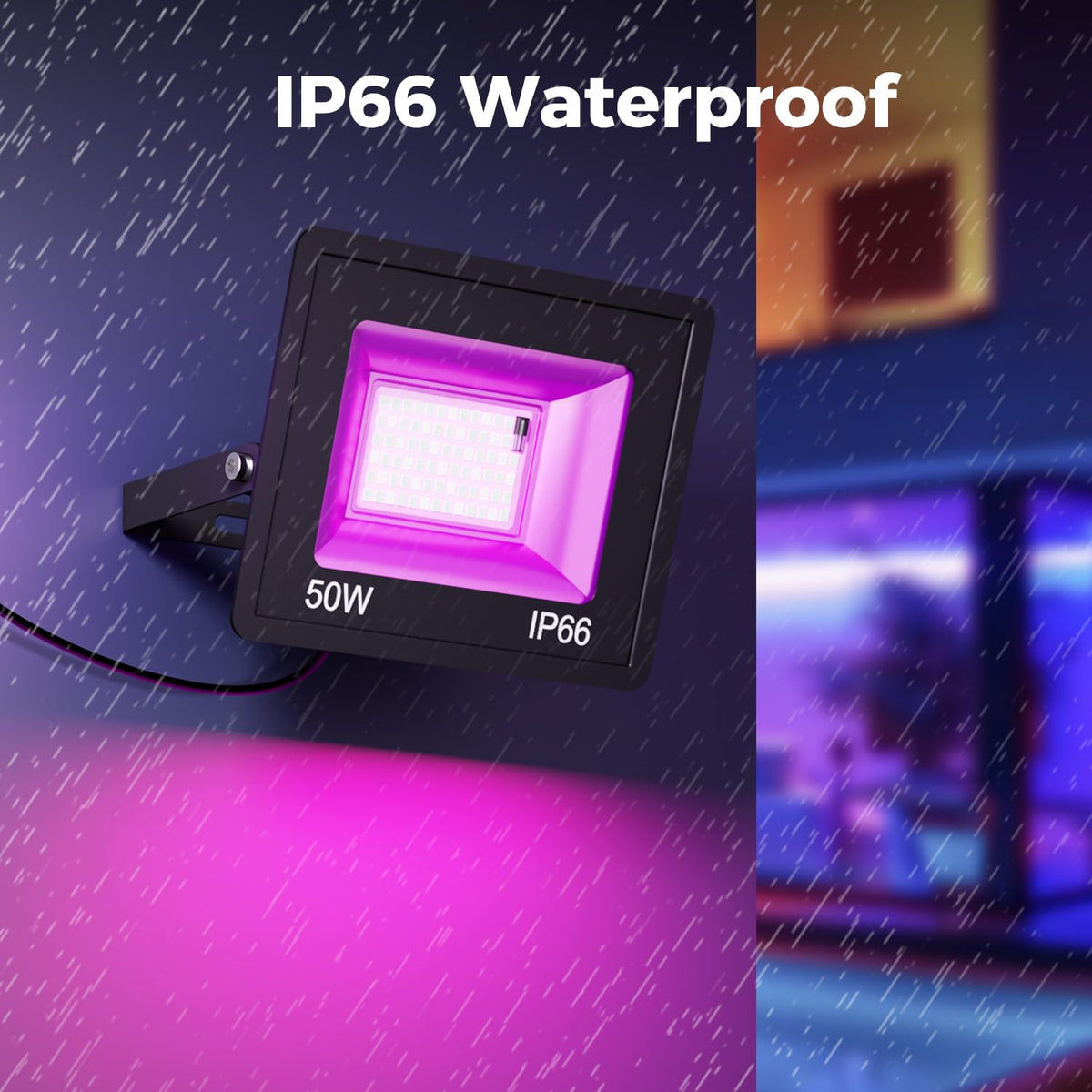 vighep Security Lights Outdoor Motion Sensor, 100W Led Pir Floodlight with Remote Control, 6500K Cold White IP66 Waterproof Outside Wall Light Mains Powered for Garage Backyard Garden Doorway