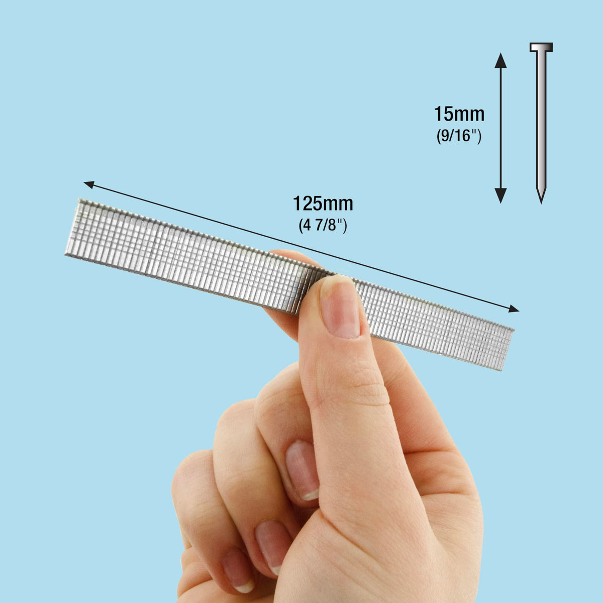 Tacwise 0401 Galvanised Brad Nails Type 18G / 50 mm, Pack of 5000