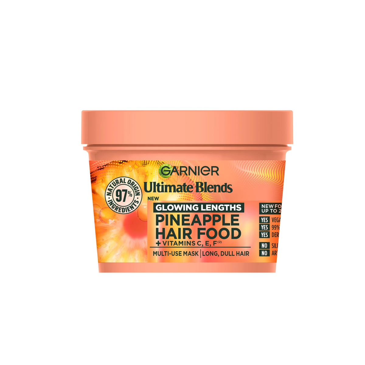 Garnier Hair Food Multi-use, 3-in-1 Hair Treatment Mask, Banana, 400ml