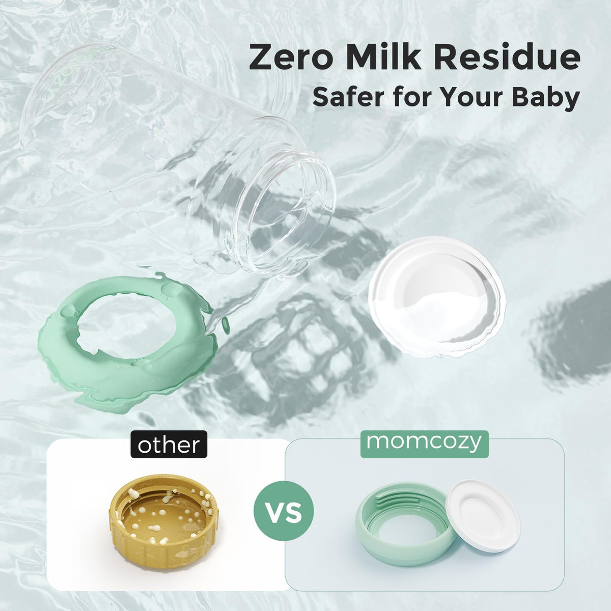 Momcozy Portable Bottle Warmer for Breast Milk & Water, Dual Fast Heating