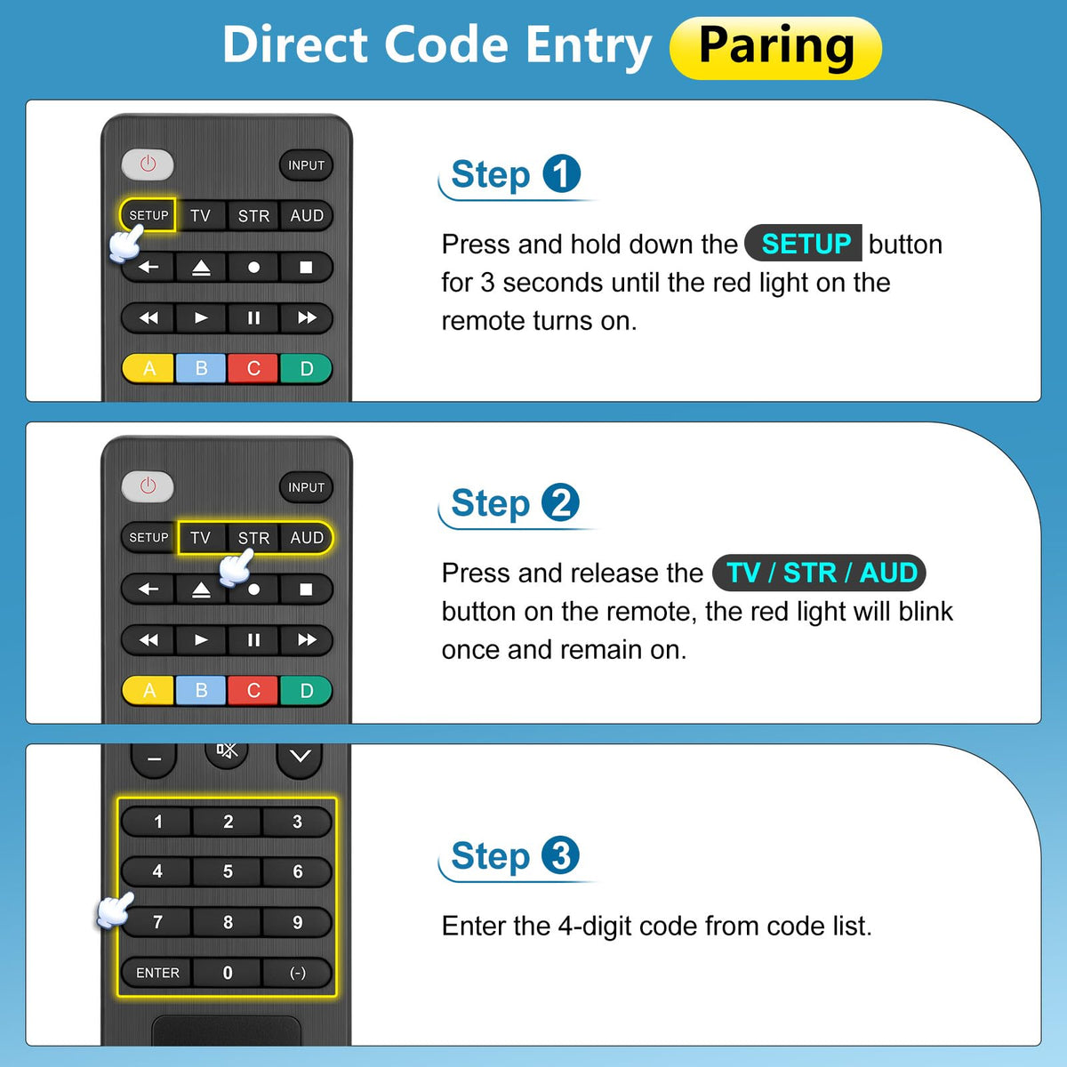 Universal for Samsung TV Remote Replacement【2 Pack】