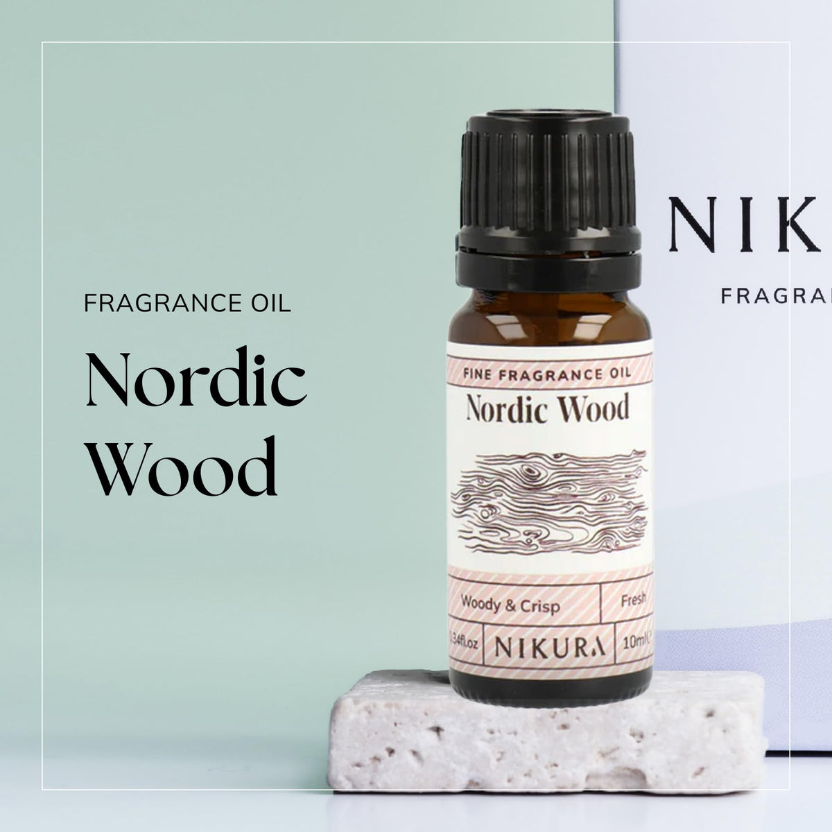 Nikura - Fresh Linen (Floral) Fragrance Oil - 10ml | Perfect for Diffuser for Home, Soap Making, Candle Making, Wax Melts | Bath Bombs, Pot Pourri Refresher Oil, Perfume Scents, Burner Oil | UK Made