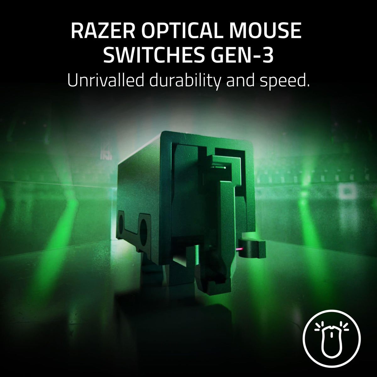 Razer Viper V3 HyperSpeed - Wireless Esports Mouse (Focus Pro 30K Optical Sensor, Up to 280 hours of Battery Life, Mechanical Mouse Switches Gen-2, 4000 Hz Wireless Polling Rate) Black